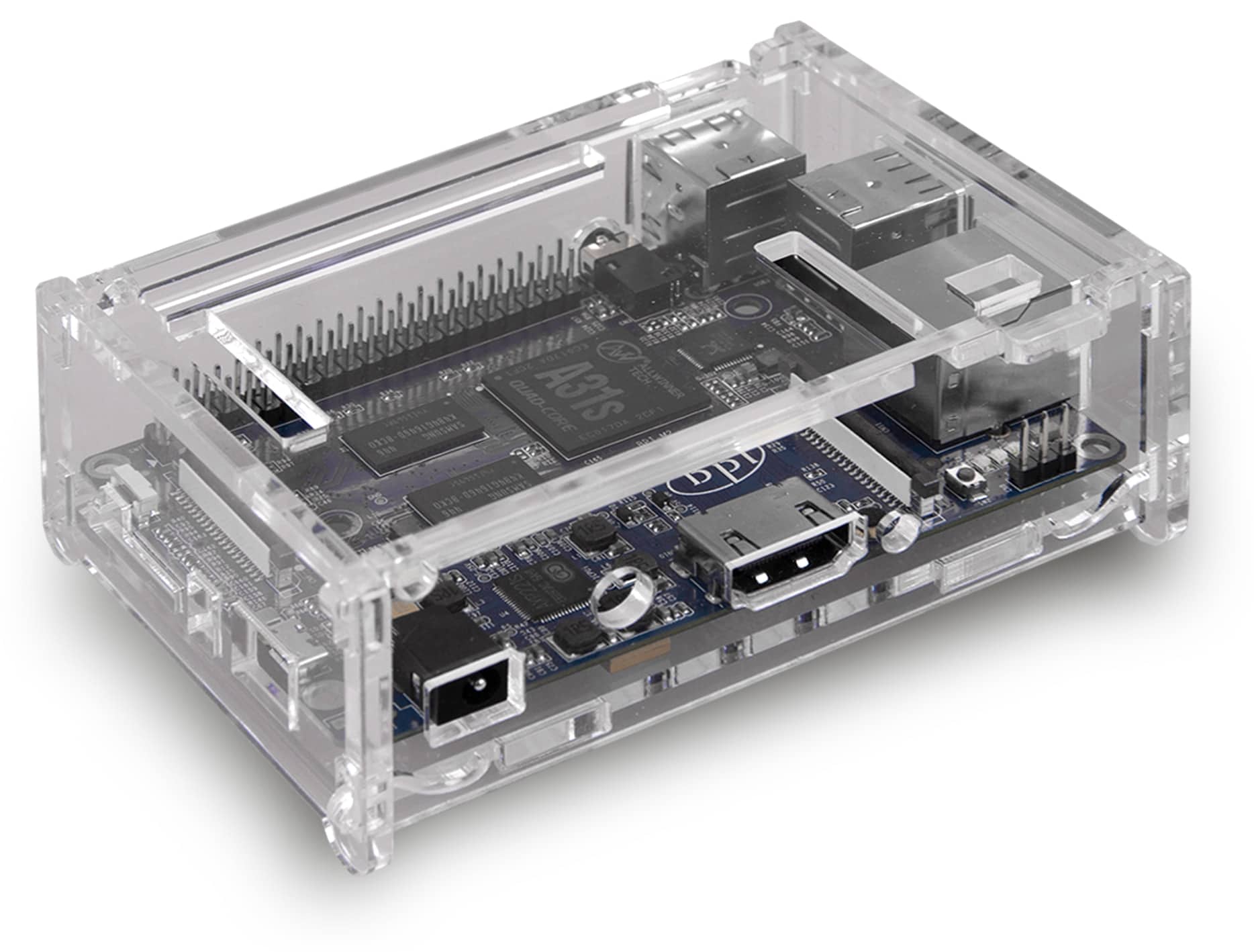 BANANA PI M2 Gehäuse Acryl transparent