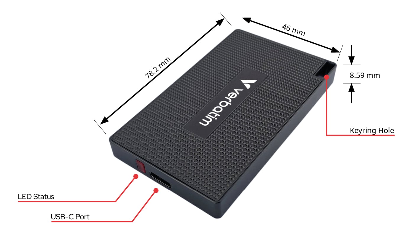 VERBATIM Externe SSD Metal Mini 1TB