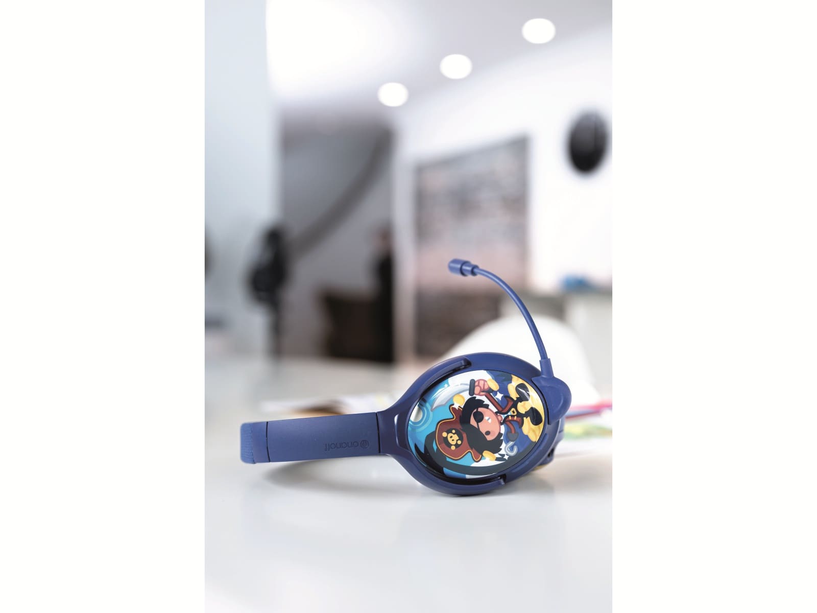 ONANOFF Bluetooth Over-Ear Kopfhörer BuddyPhones Cosmos+, für Kinder, blau