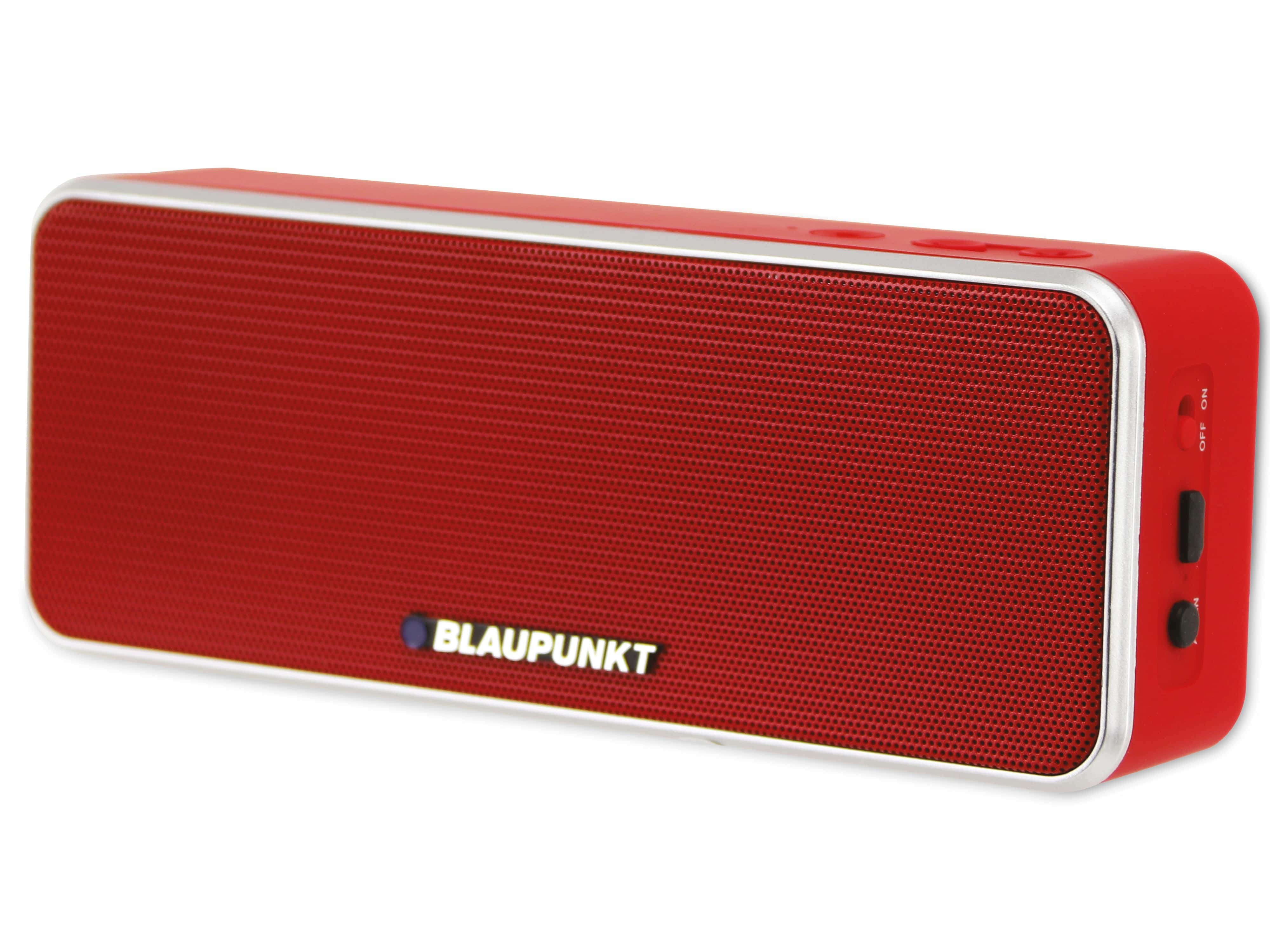 BLAUPUNKT Bluetooth-Lautsprecher BT 6, rot