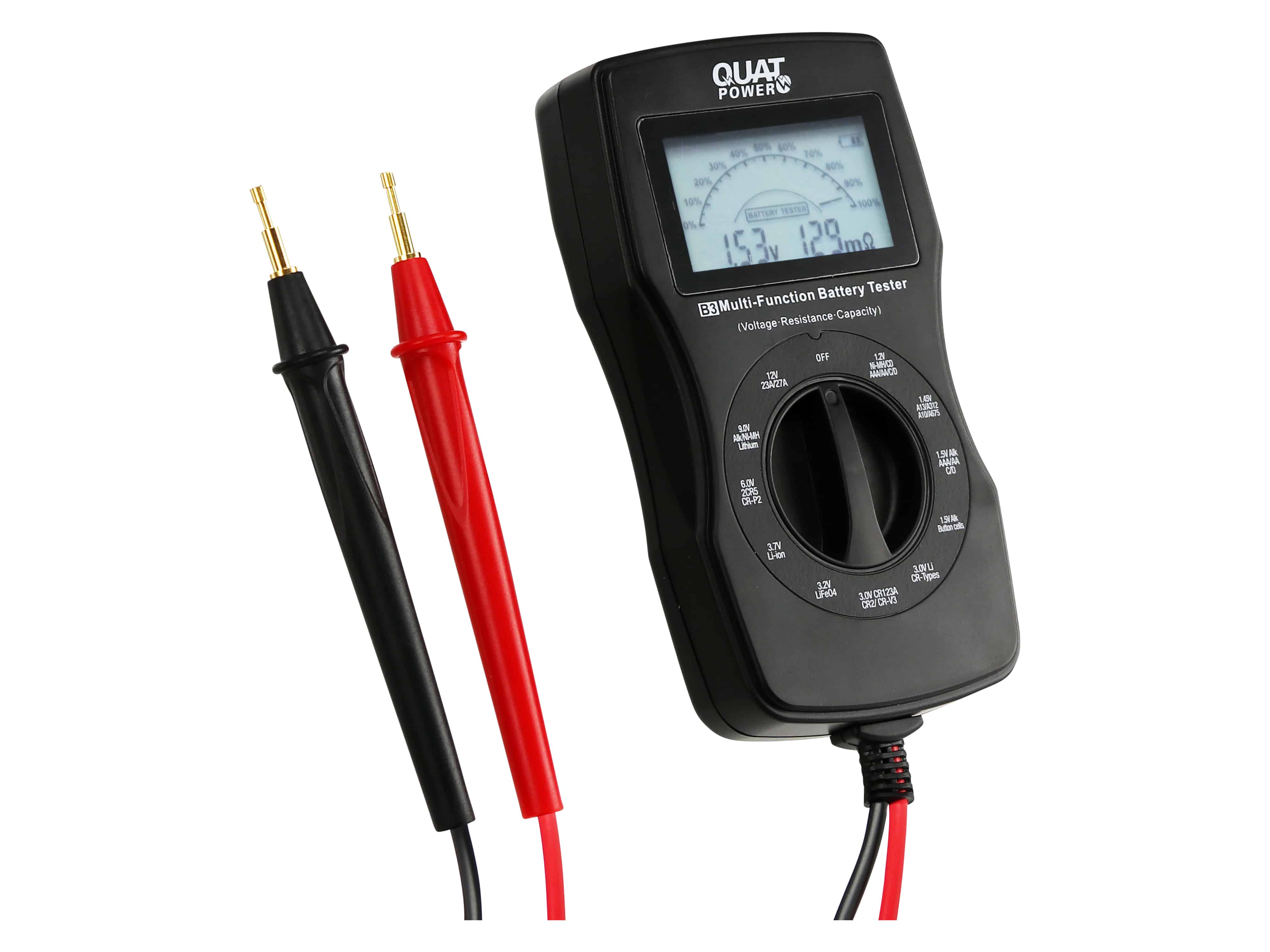 QUATPOWER Batterietester B3, inkl. Innenwiderstandsmessung