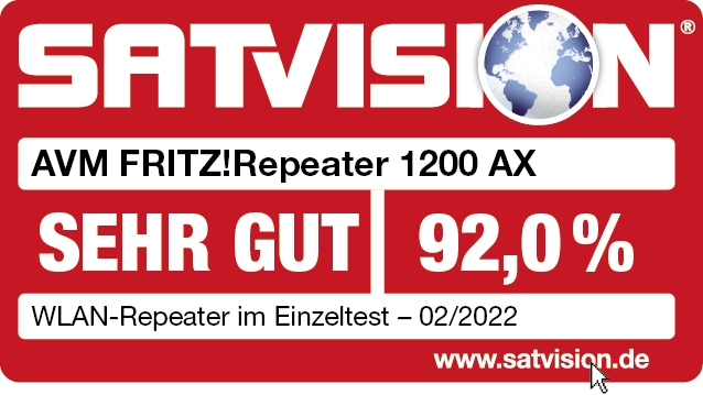 AVM FRITZ!Repeater 1200 AX Repeater - WLAN - Wifi-6