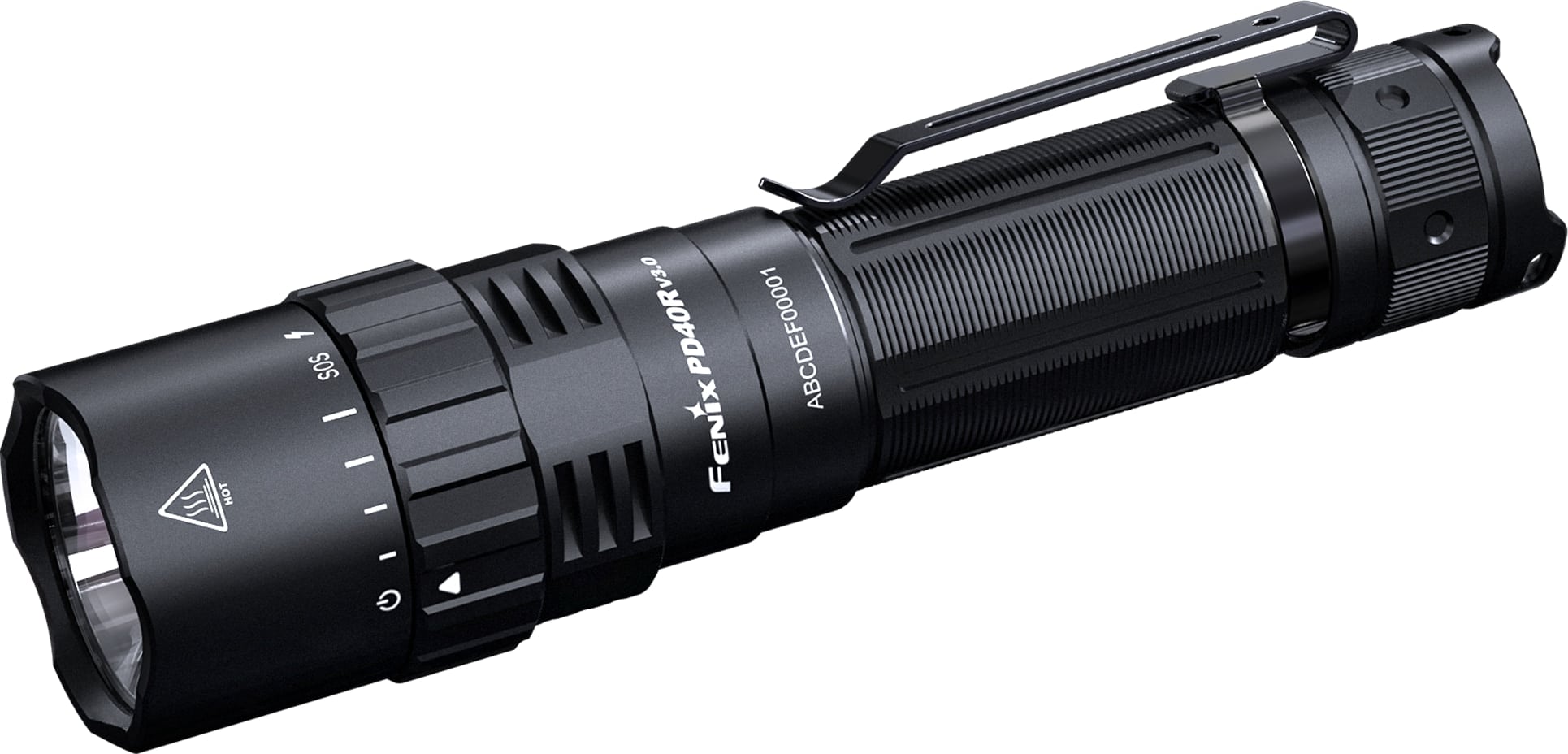 FENIX LED-Taschenlampe PD40R V3.0, Akkubetrieb, schwarz