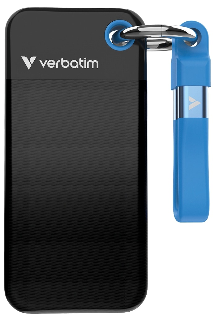 VERBATIM Externe SSD Pocket 2TB schwarz-blau