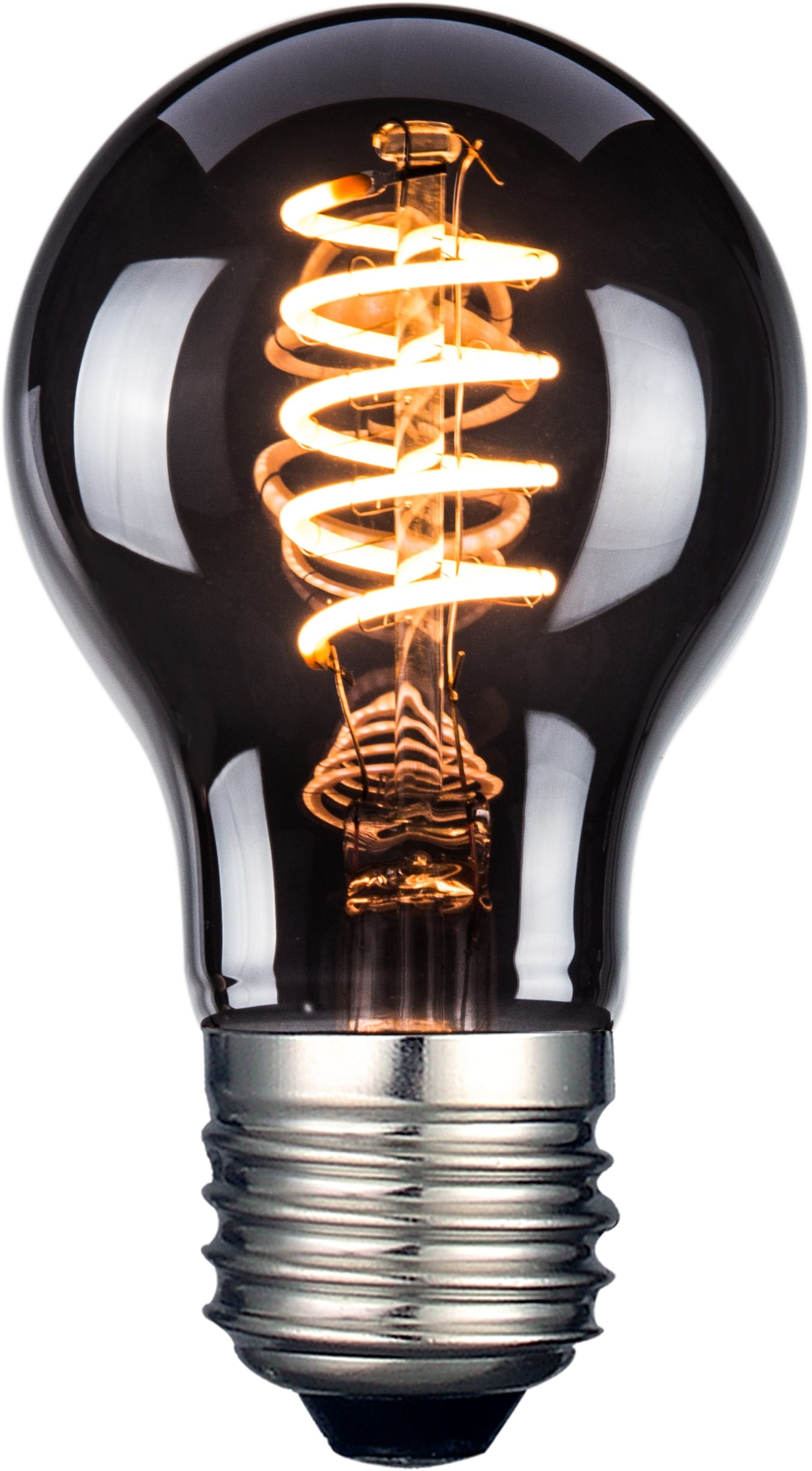 LUXULA LED-Filament-Lampe, SPIRAL, Bulb, E27, 4W, 40lm, 1800K, dimmbar