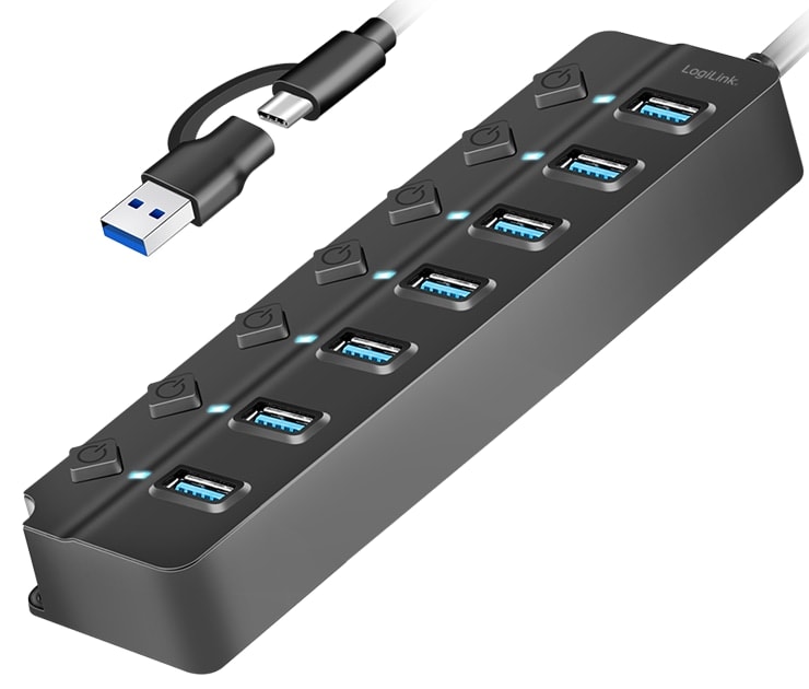 LOGILINK USB-C Hub UA0420 7 Port