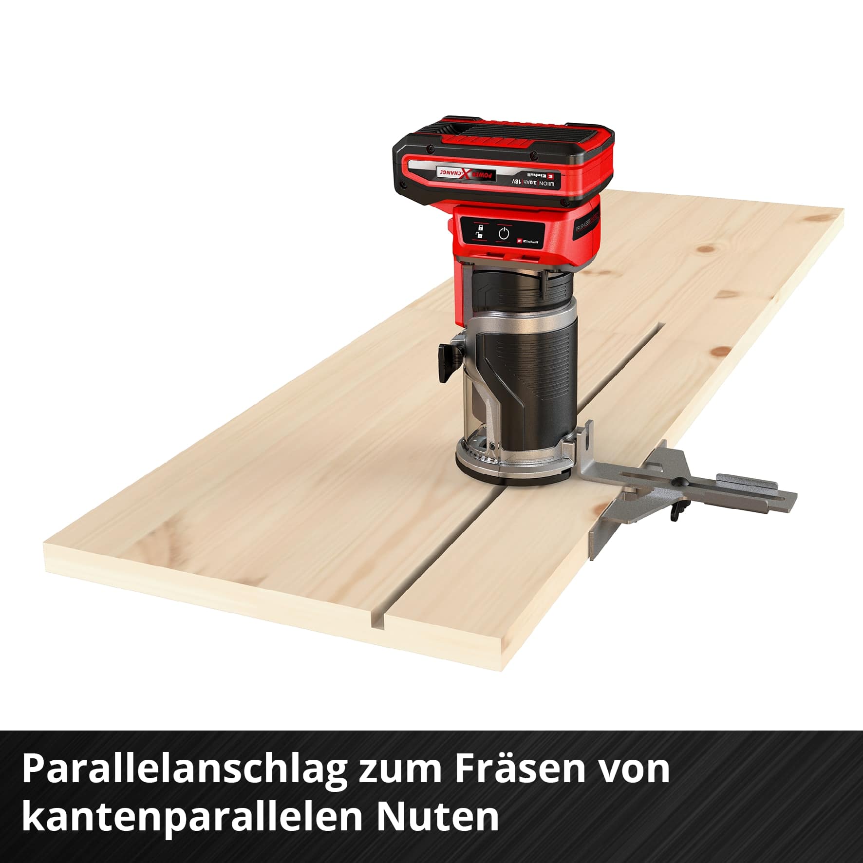 EINHELL Akku-Kantenfräse TP-ET 18 Li BL, Solo