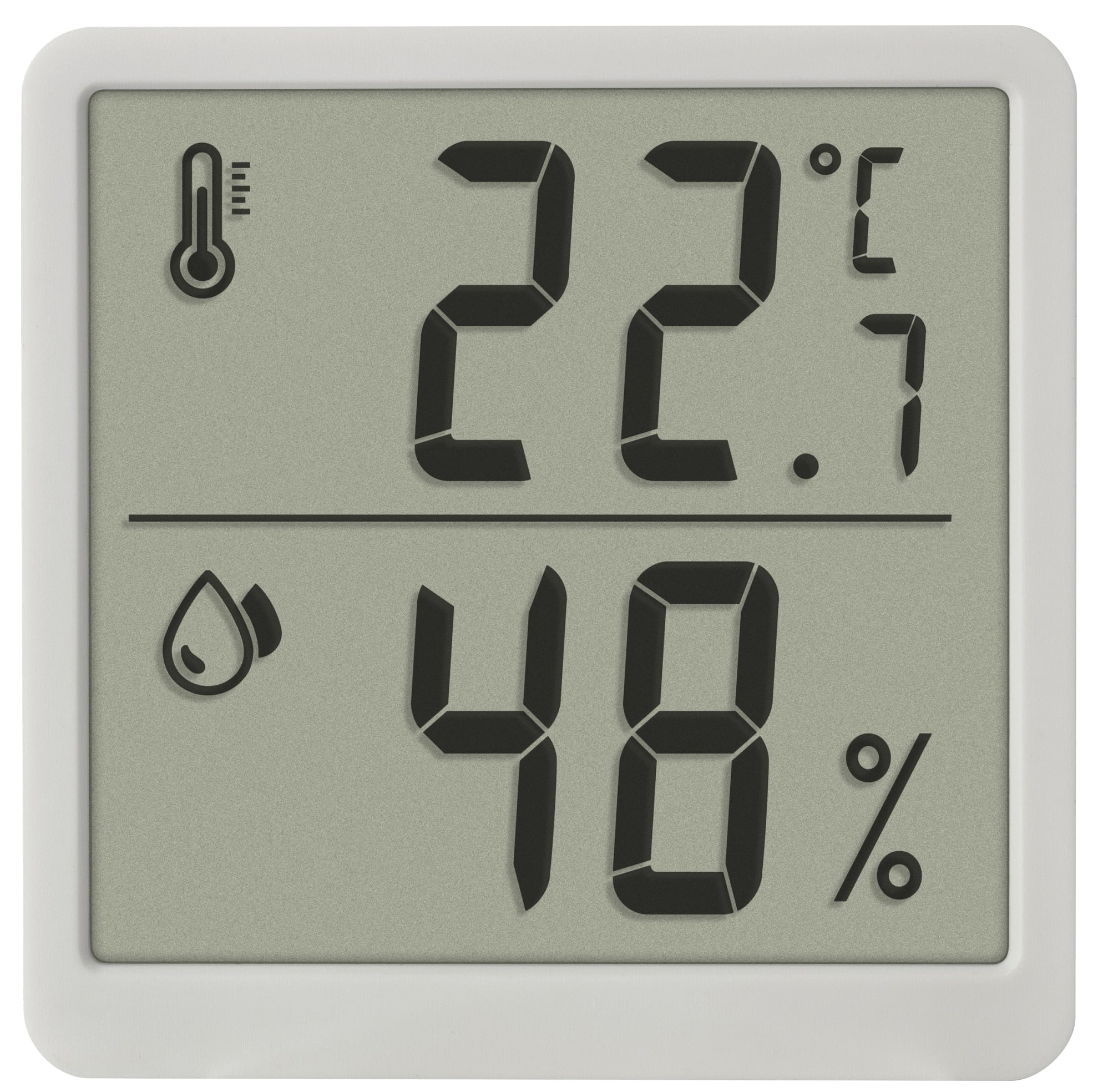 TFA Digitales Thermo-Hygrometer, 30.5059.02.02, weiß, 2 Stück