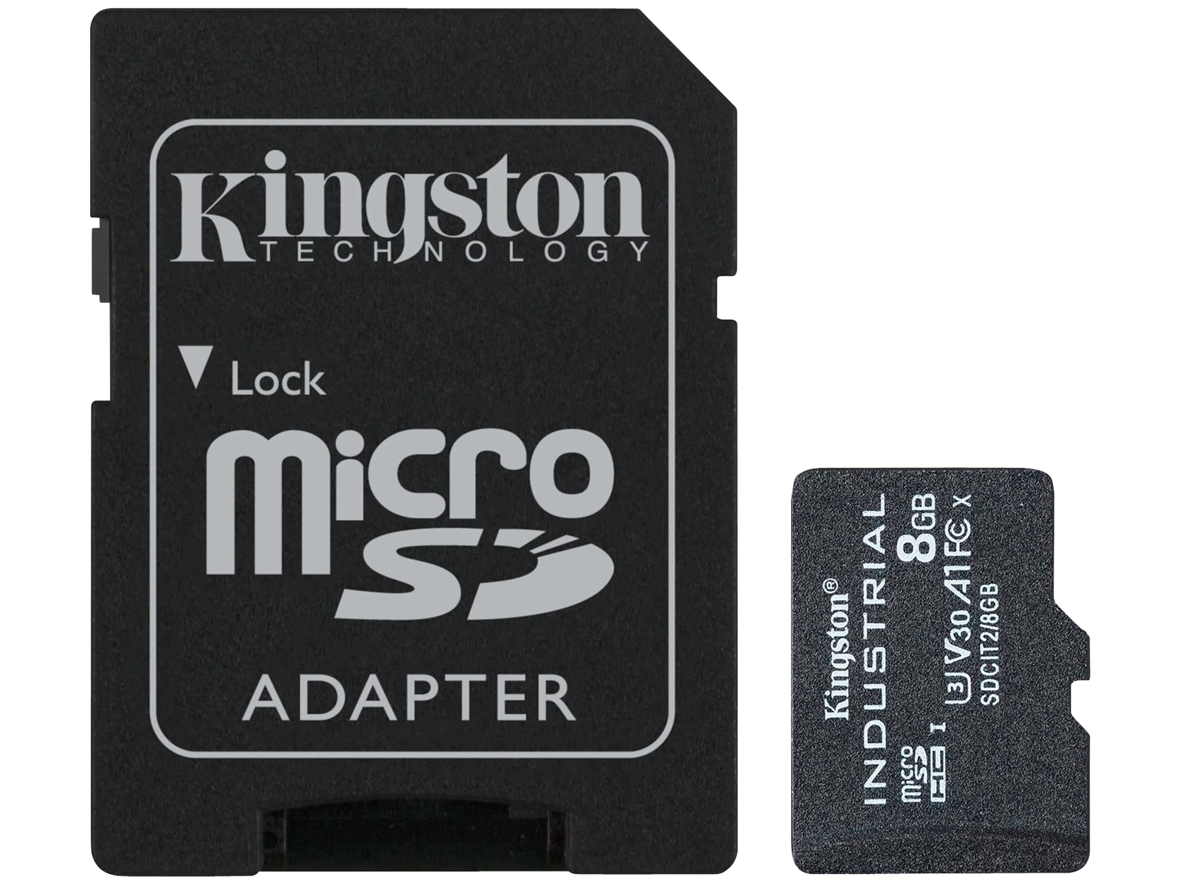 KINGSTON MicroSDHC Karte Industrial 8GB