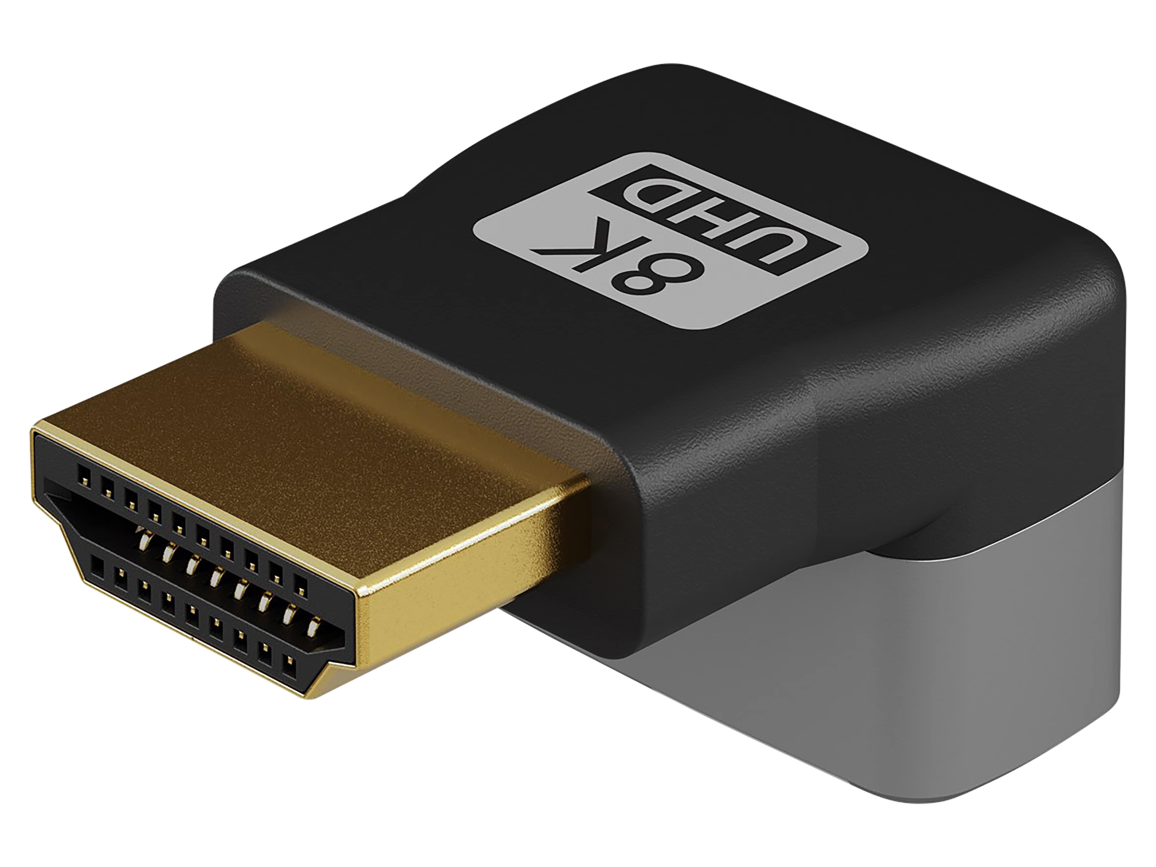 GOOBAY HDMI-Adapter 72011 270° vertikal 8k 60Hz vergoldet