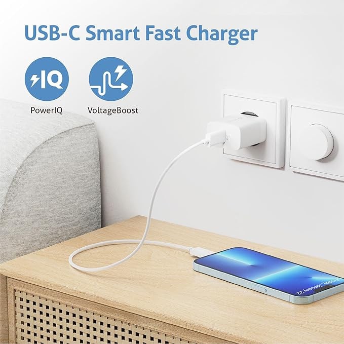 USB-C Ladegerät SONERO X-PS101, 1 Port, 20W, weiß