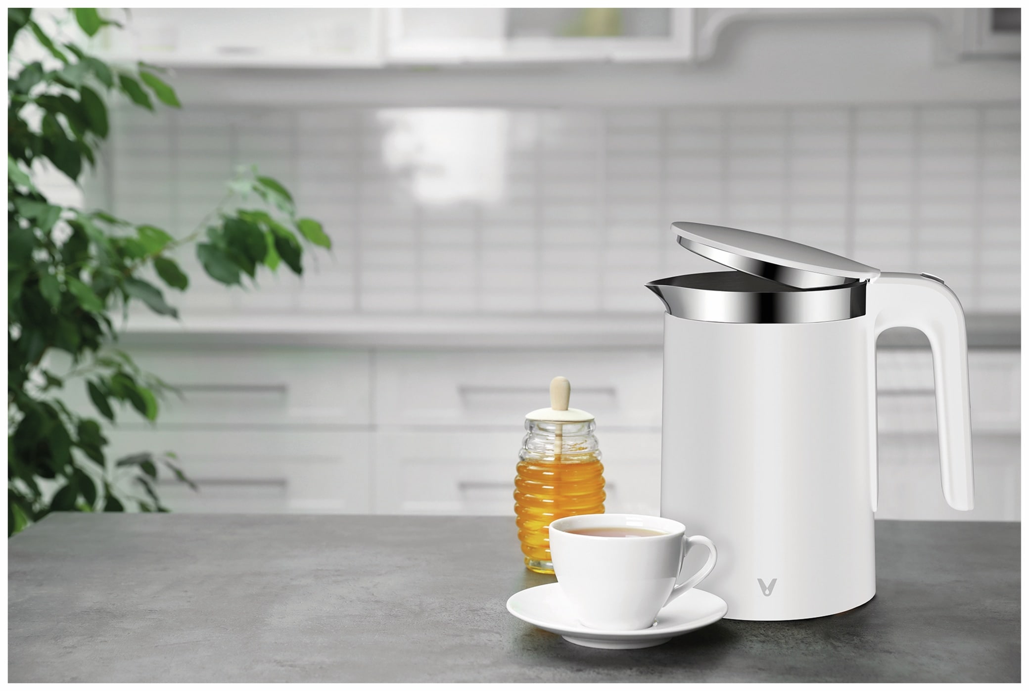 Viomi Wasserkocher Mi Smart Kettle, 1,5L, 1800W, weiß