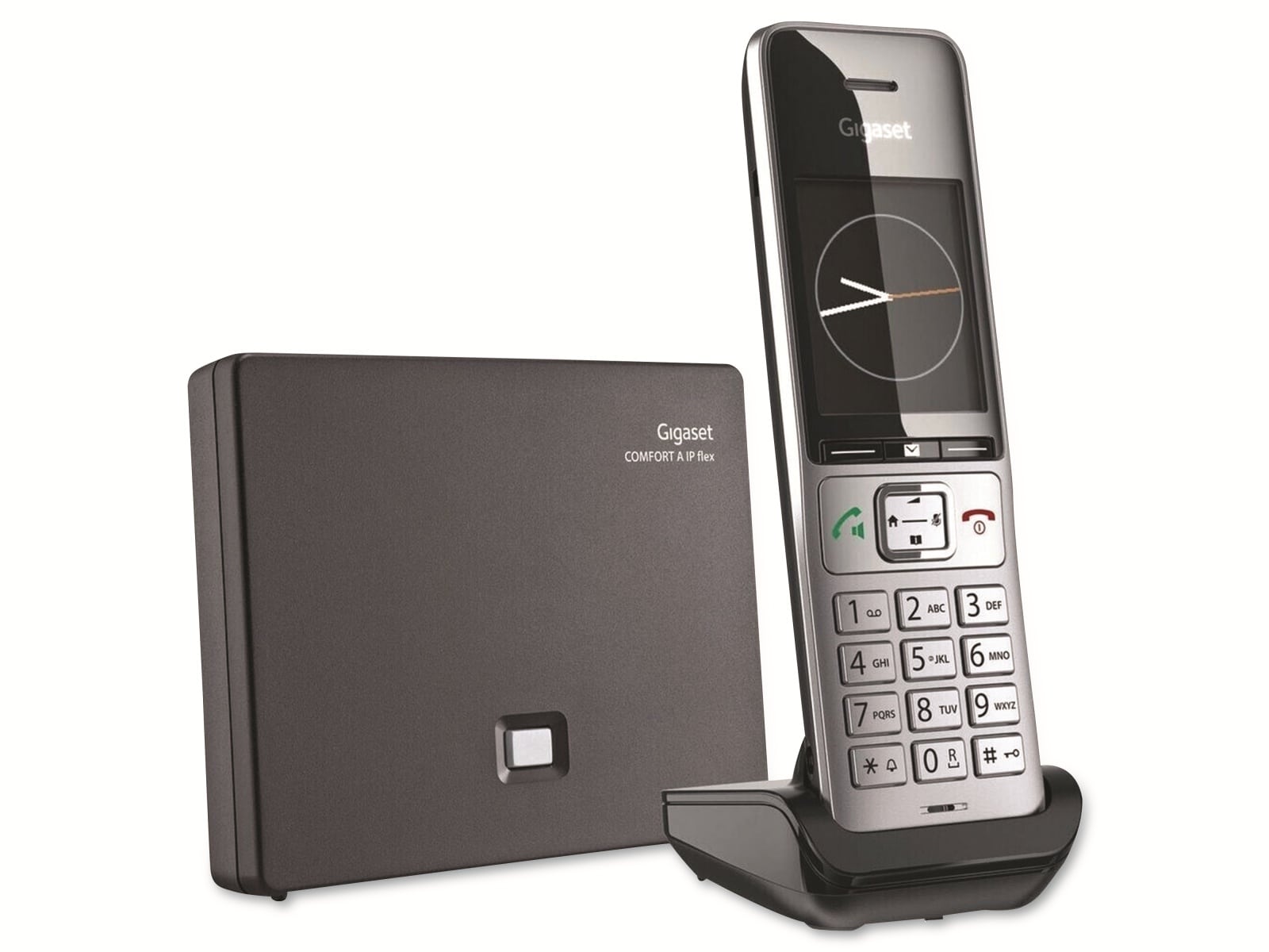 GIGASET IP-Telefon Comfort 500A, silber-schwarz
