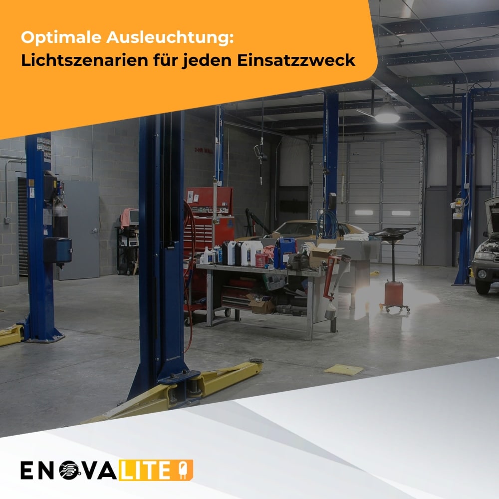 ENOVALITE LED-HighBay-Leuchte, UFO, EEK: C, 200W, 34000lm, 5000K, schwarz