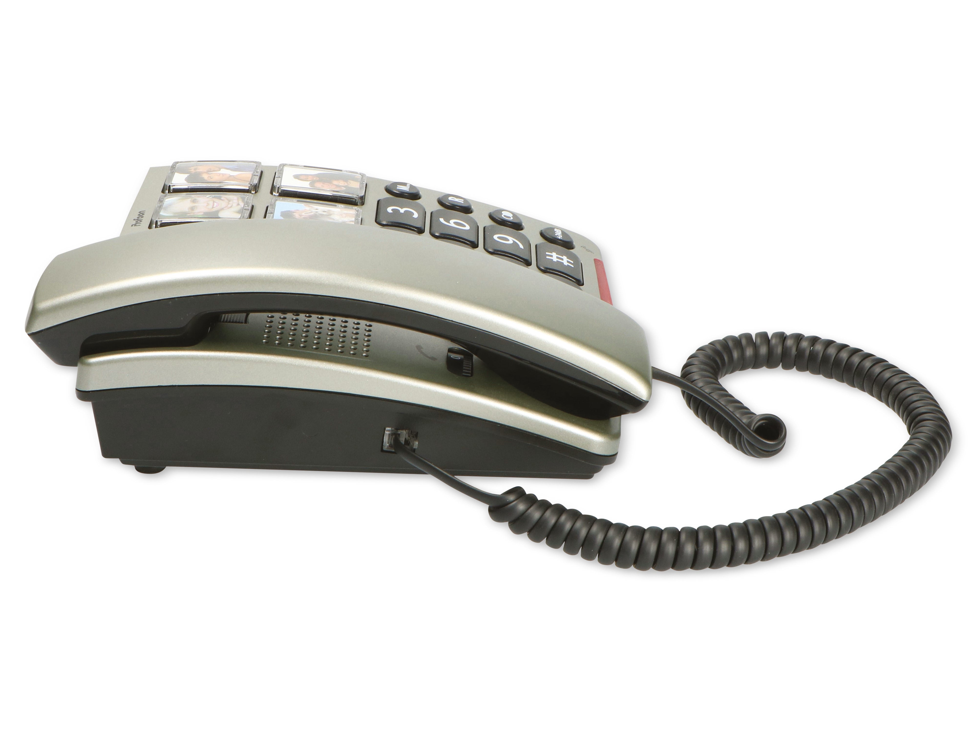 PROFOON Großtasten-Telefon TX-560, mit Fototasten, schwarz