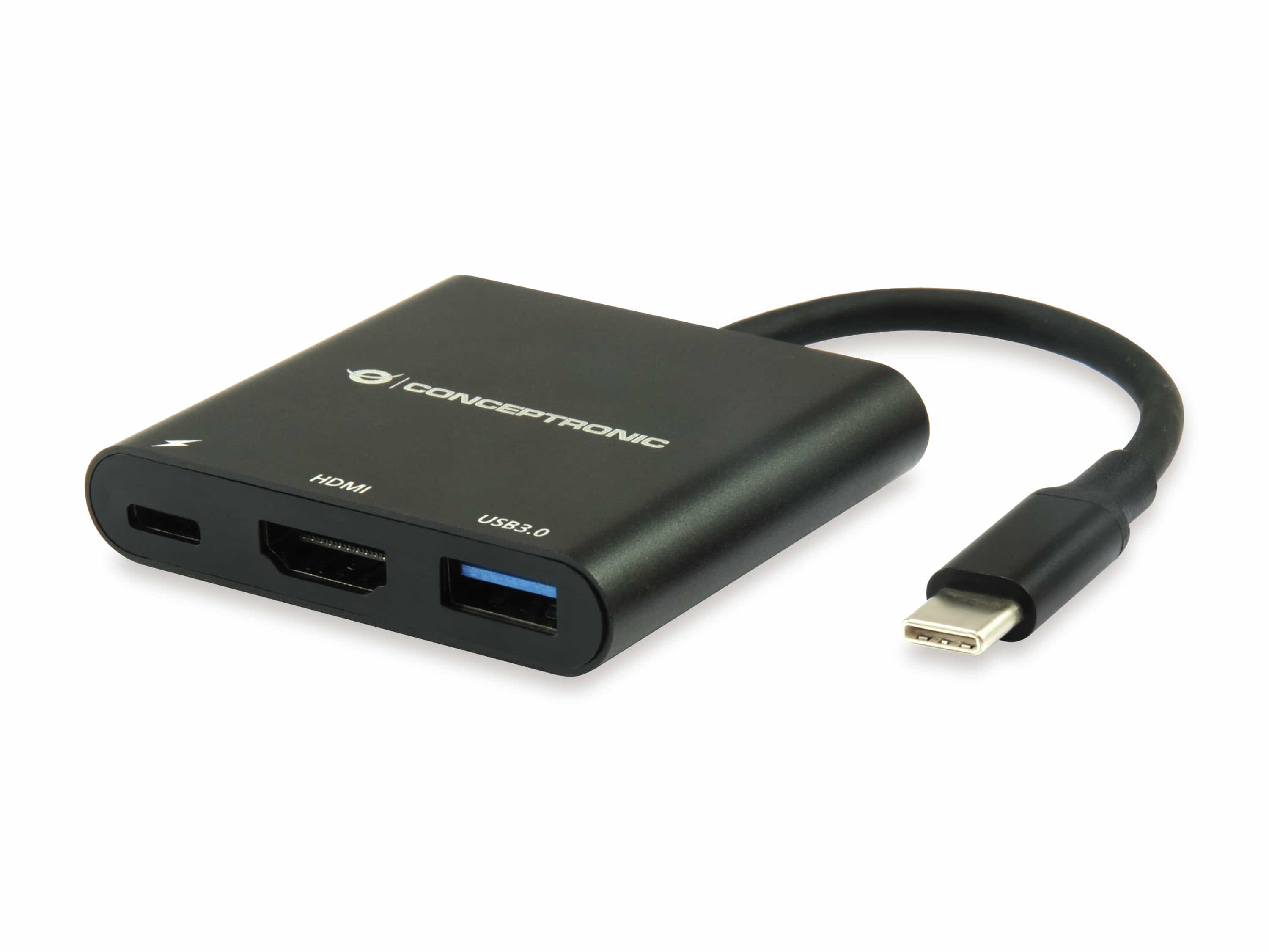 CONCEPTRONIC Adapter USB-C zu HDMI, USB3.0