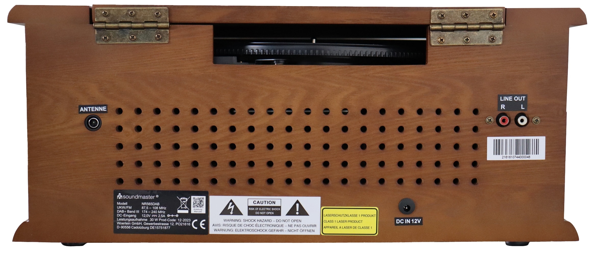 SOUNDMASTER Nostalgie Stereoanlage NR565DAB