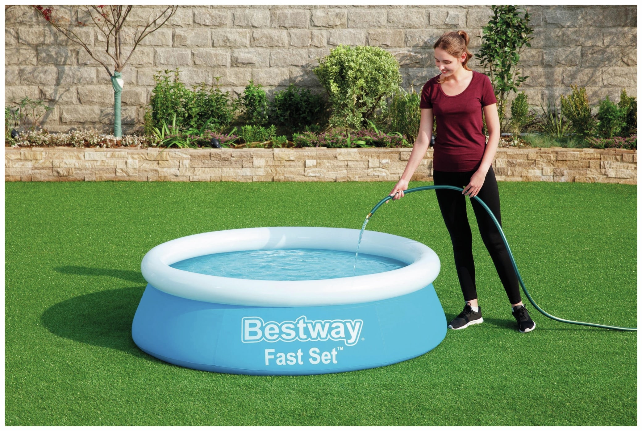 BESTWAY Planschbecken Fast Set Pool, 183x51cm, PVC