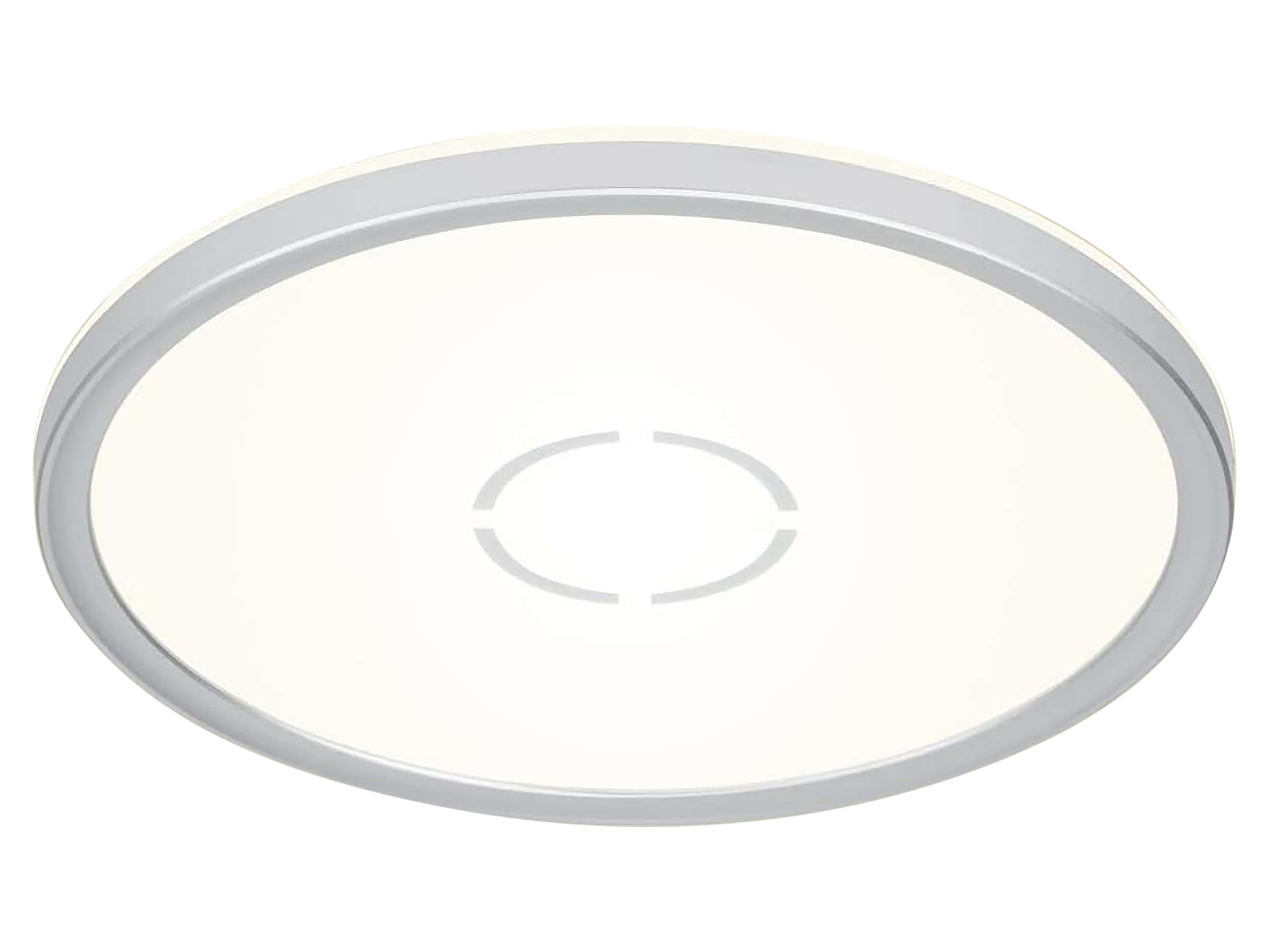 BRILONER LED-Deckenleuchte 3391-015 silberfarbig, 18 W, 2400 lm, 4000 K