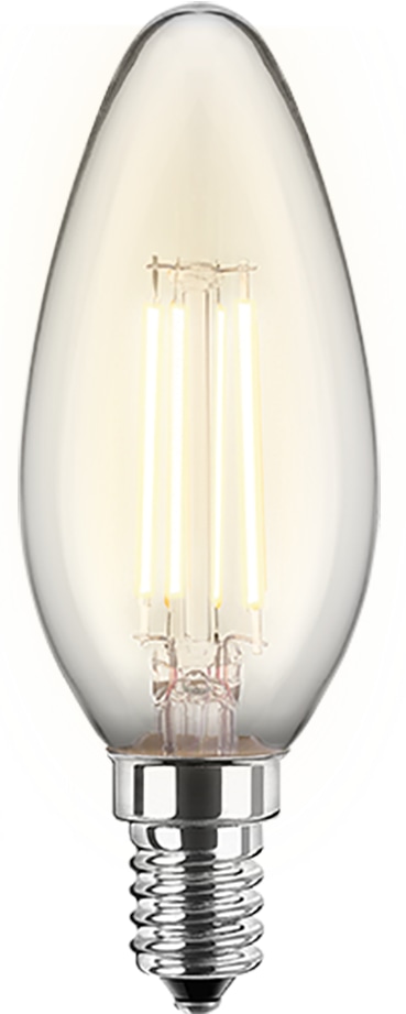 BLULAXA LED-Filament-Lampe, C35, EEK: F, E14, 4,5 W, 470 lm, 2700 K, 5 Stück