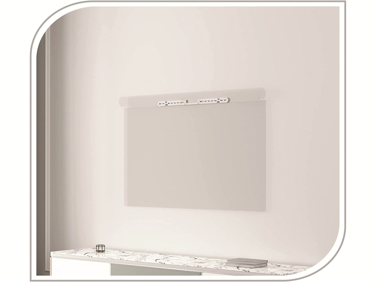 Puremounts Lautsprecher Wandhalterung PM-SOM-121, für Sonos Arc, weiß