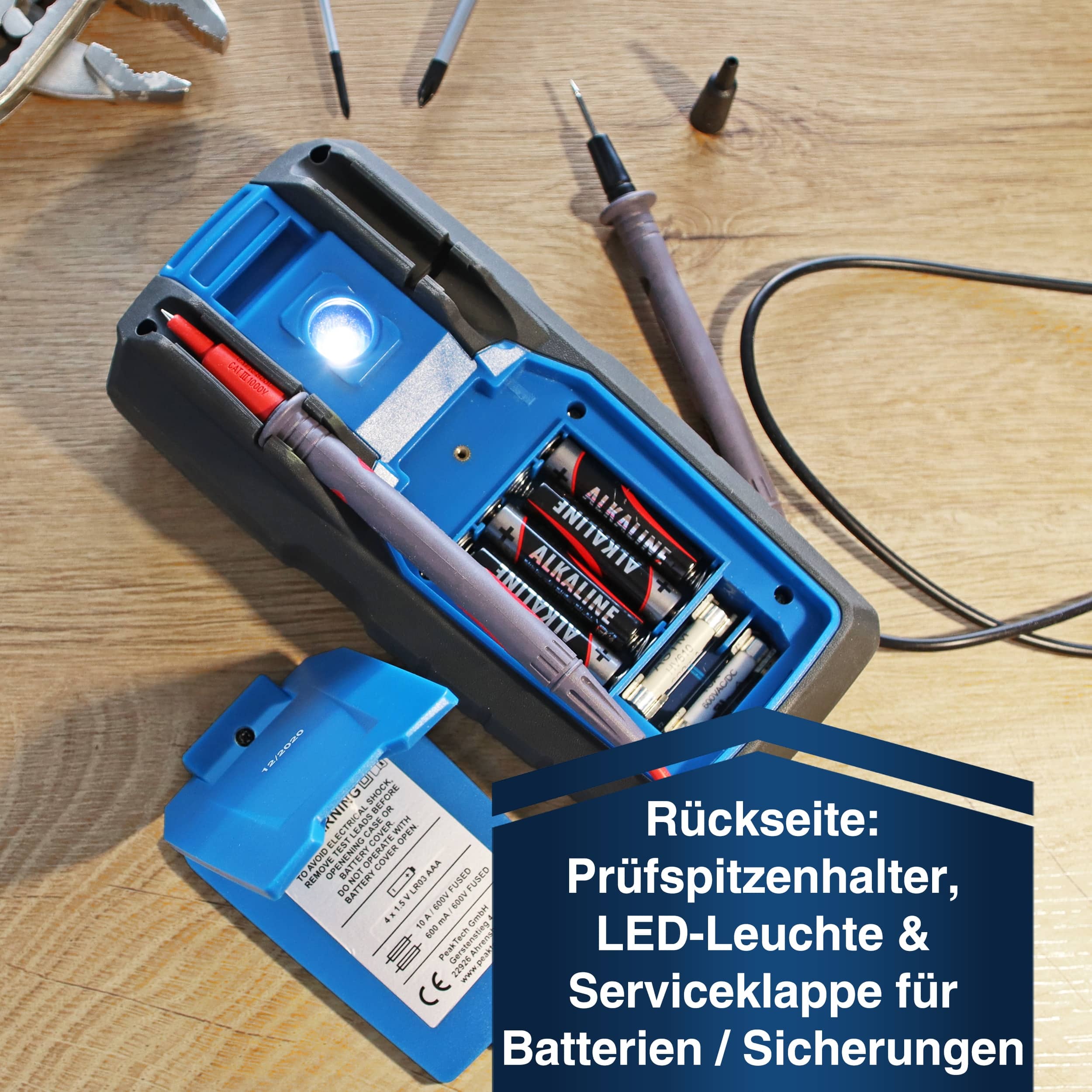 PEAKTECH Multimeter, P 3350, True RMS