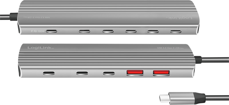 Logilink USB-C-Hub UA0415 10-Port