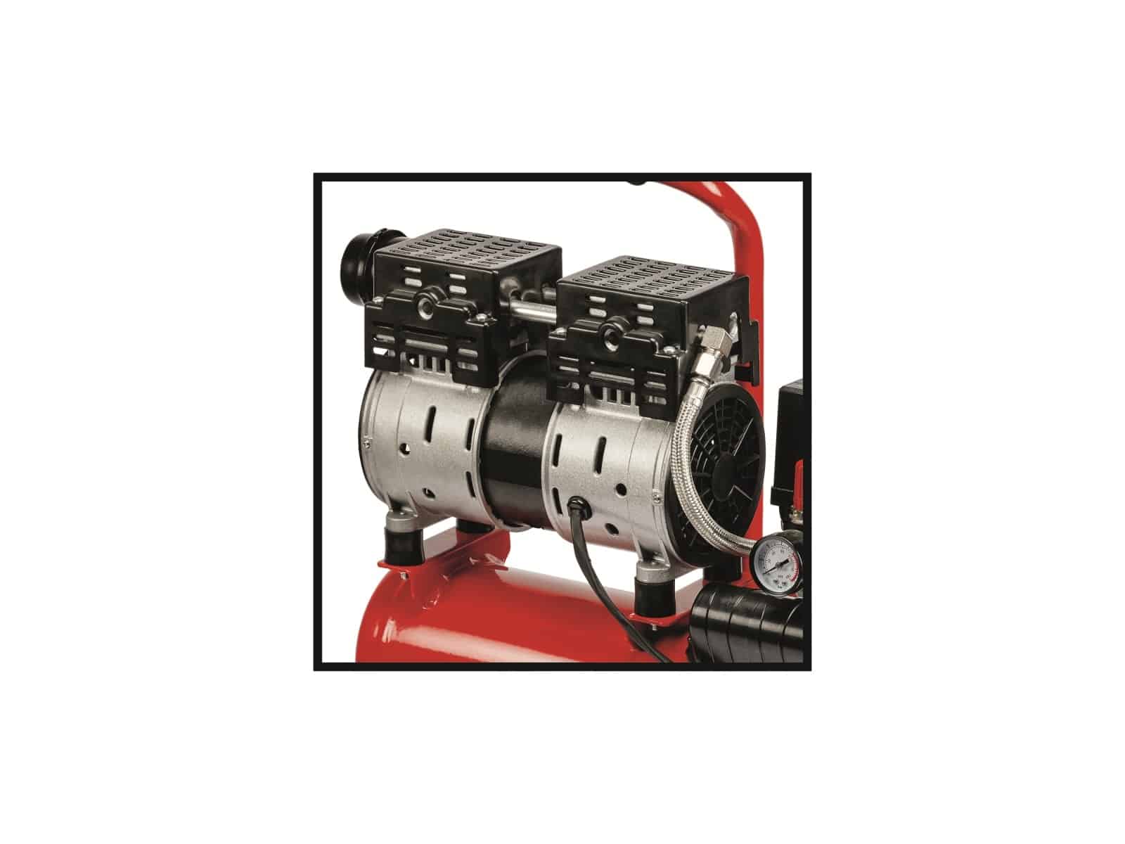 EINHELL Luft-Kompressor TE-AC 6 Silent, 550 W, 6 L, 8 bar