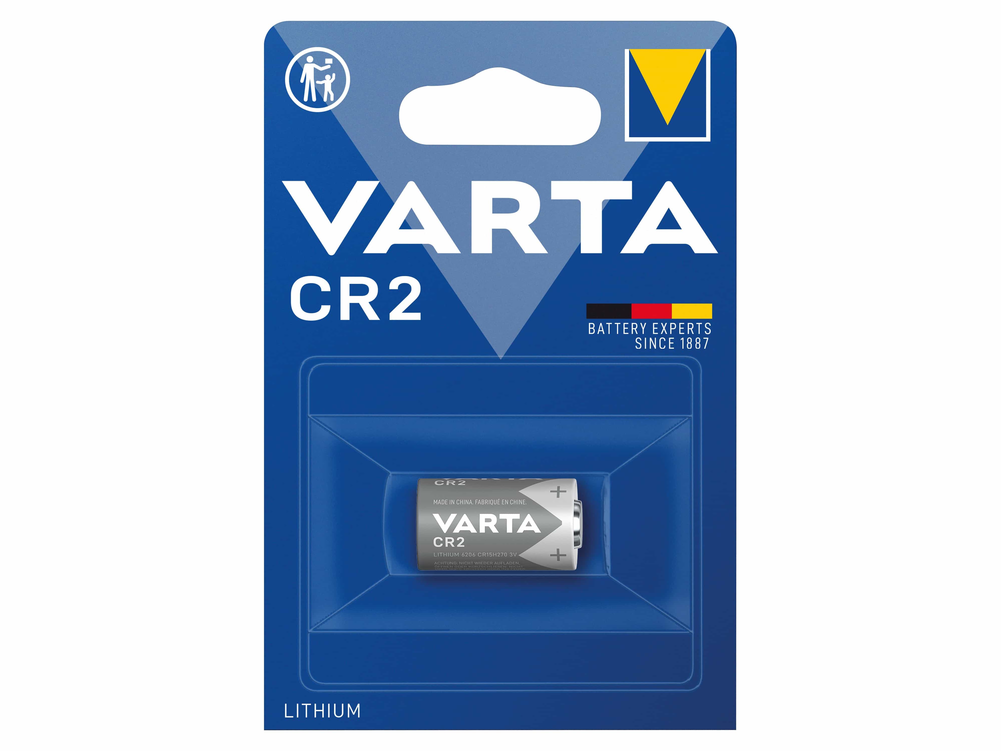 VARTA Lithium-Batterie, CR2, 3V, Photo