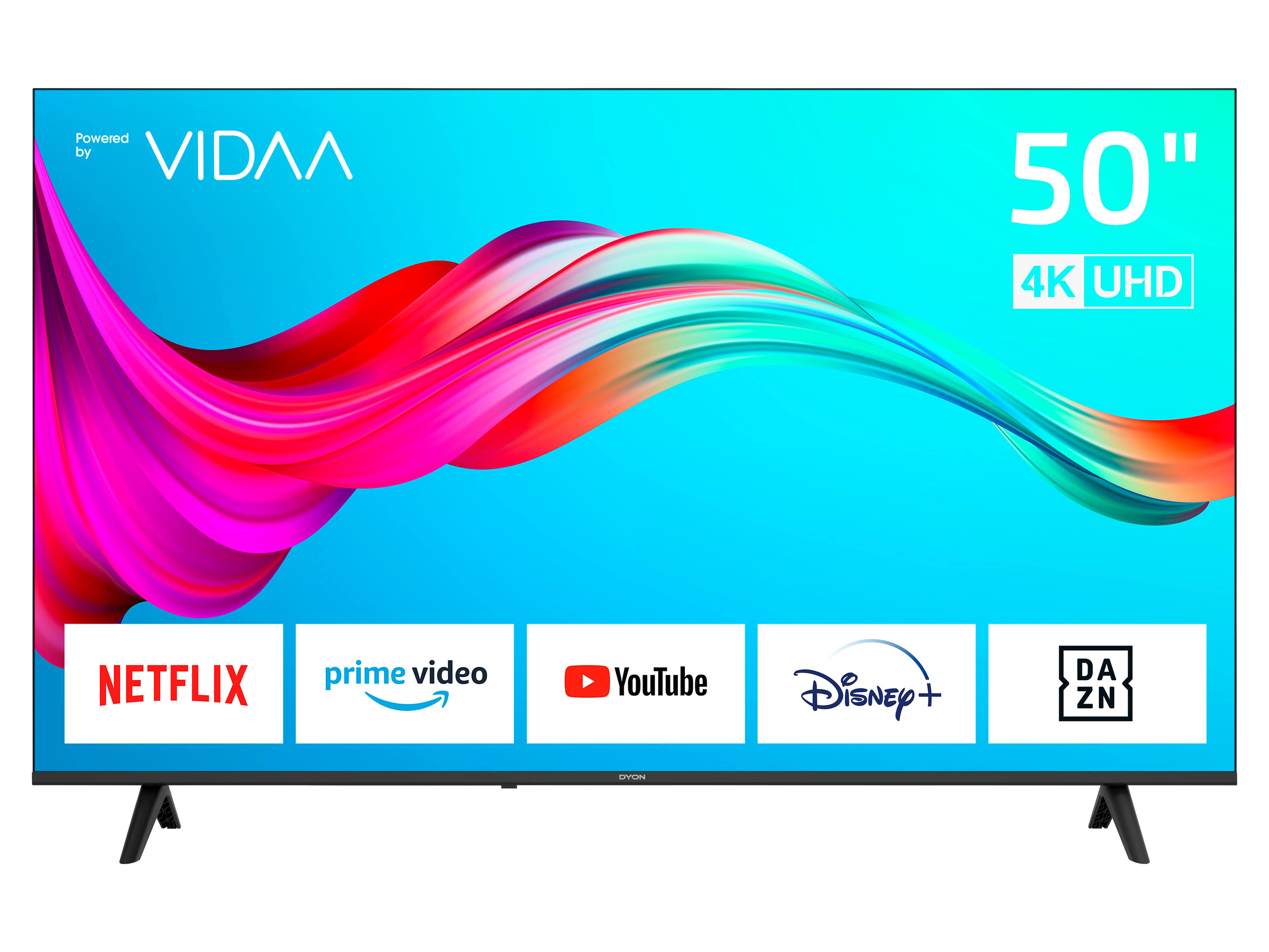 DYON LED-TV Smart 50 VX, 126 cm (50"), EEK: F, 4K Ultra-HD VIDAA