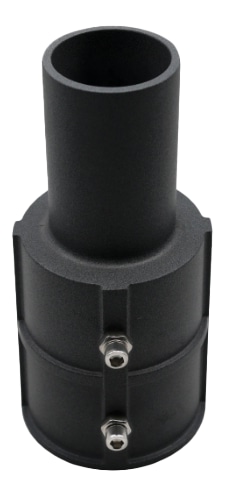 ENOVALITE Straßenleuchten Adapter, 80 zu 60 mm, schwarz