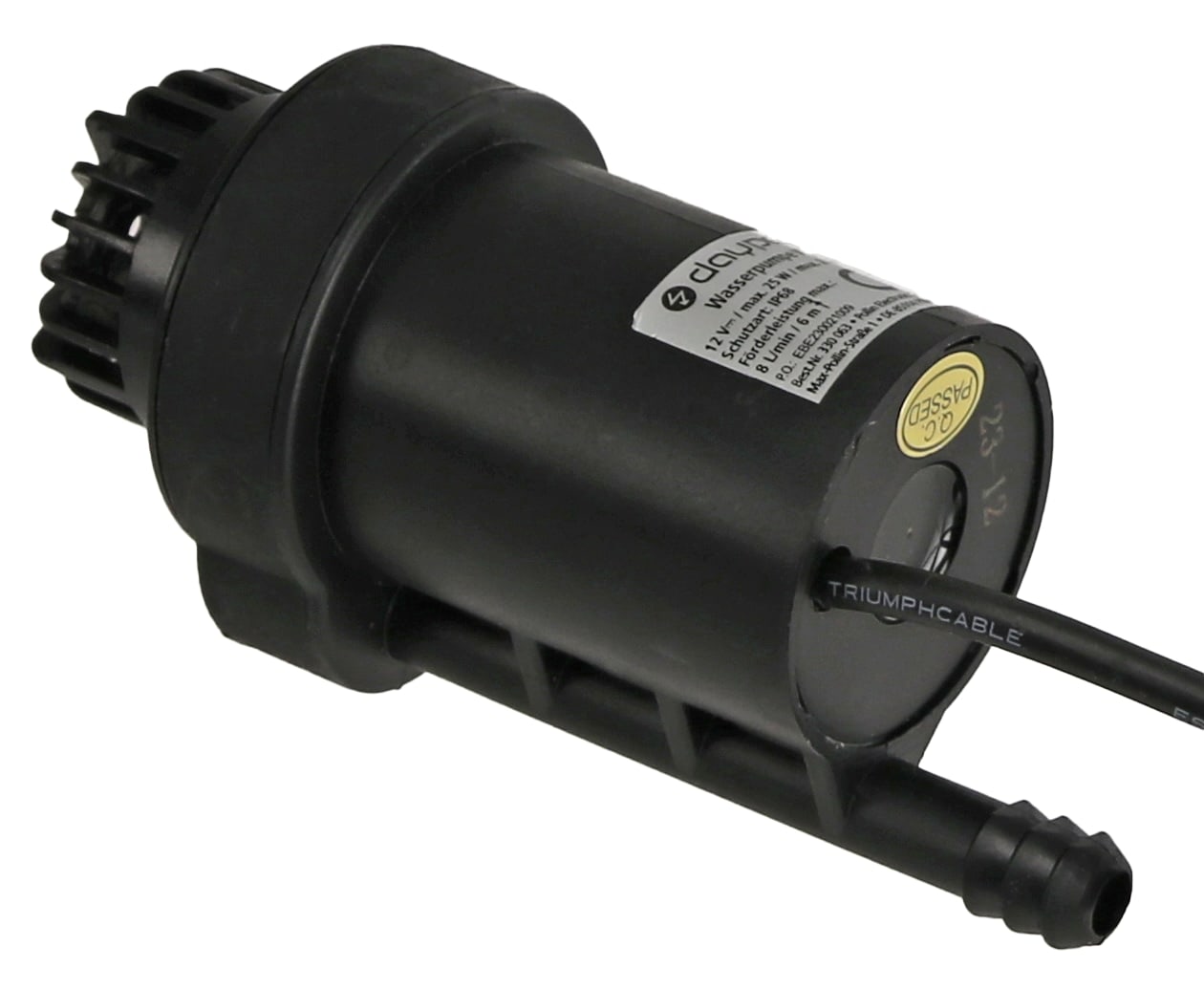 DAYPOWER Tauchpumpe WP-3811, IP68, 12 V-