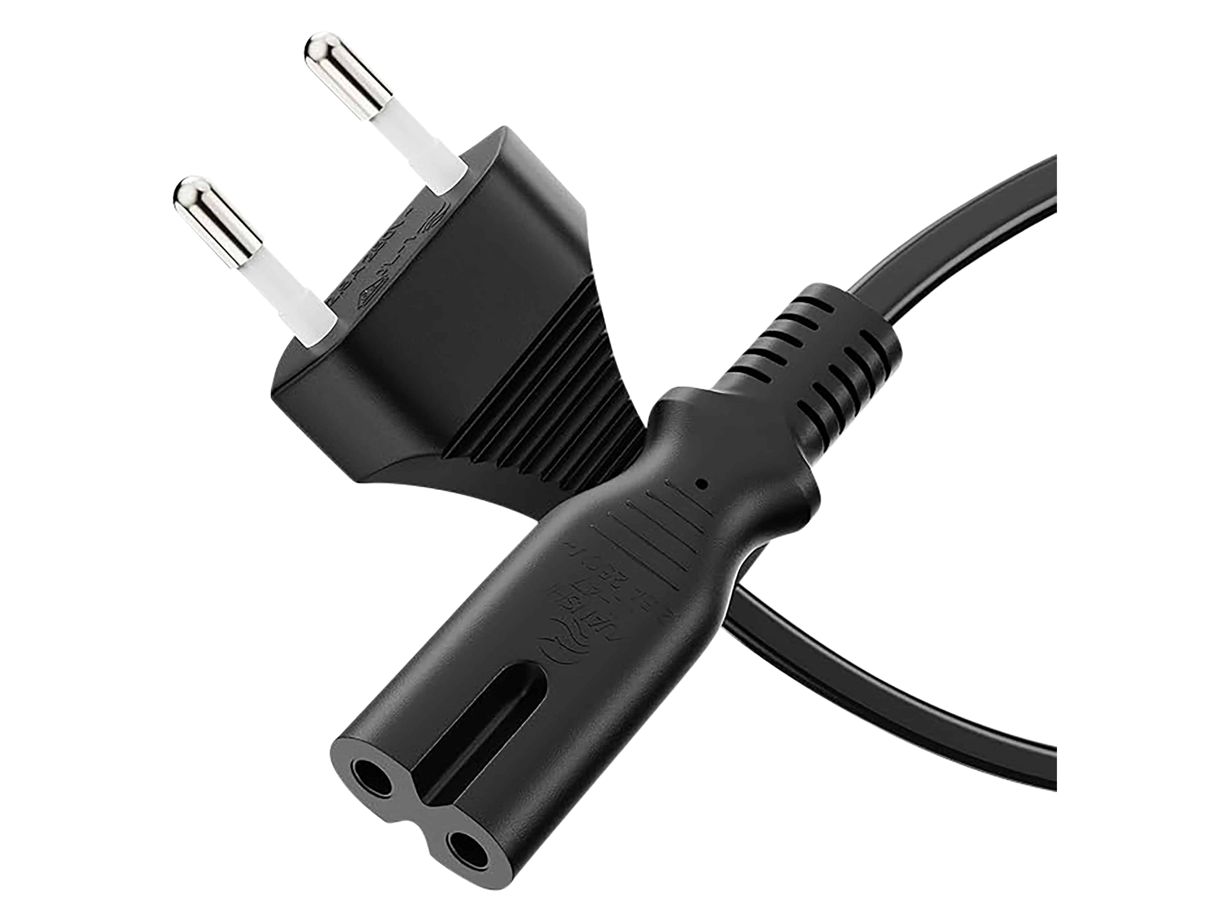 SONERO Netzkabel X-ESG-C7G-050B, Eurostecker, gerade, schwarz, 5m