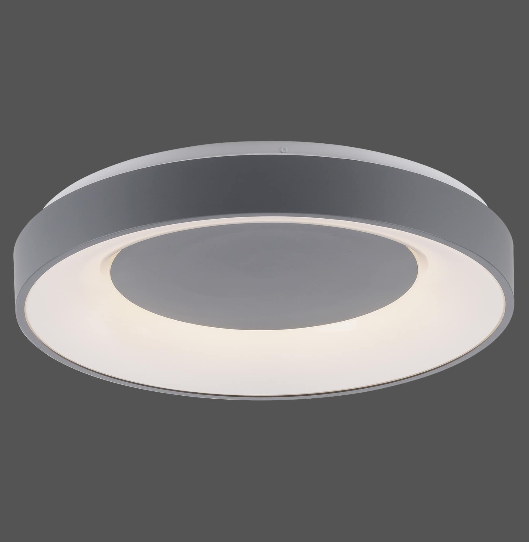 JUST LIGHT LED-Deckenleuchte 14326-18 grau, 26,5 W, 3300 lm, CCT