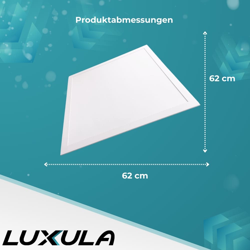 LUXULA LED-Panel LX-62-4000-CRI98, EEK: F, 40 W, 4000 lm, 4000 K