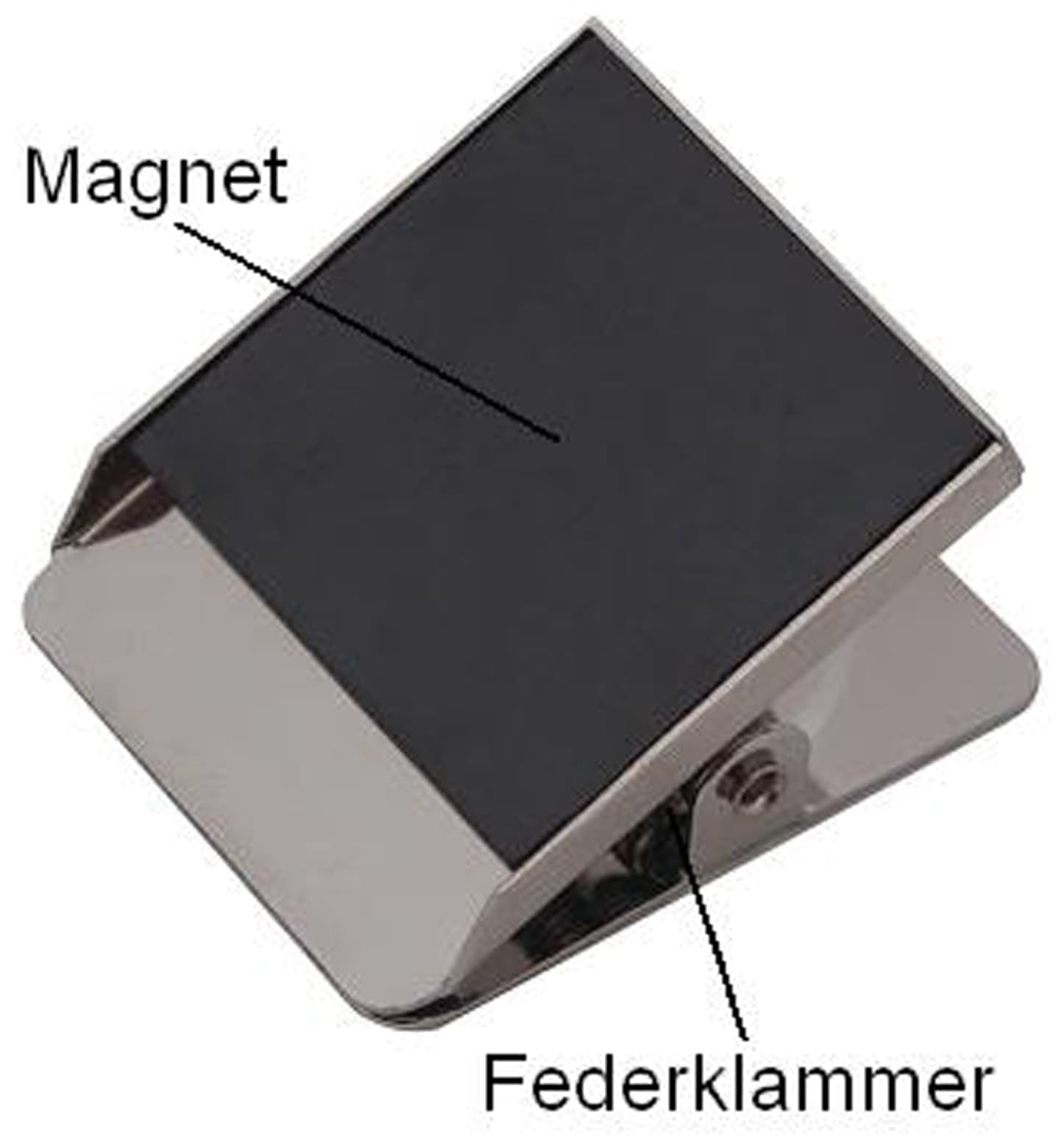 Magnetclip, Magnetklammer 30x30 mm