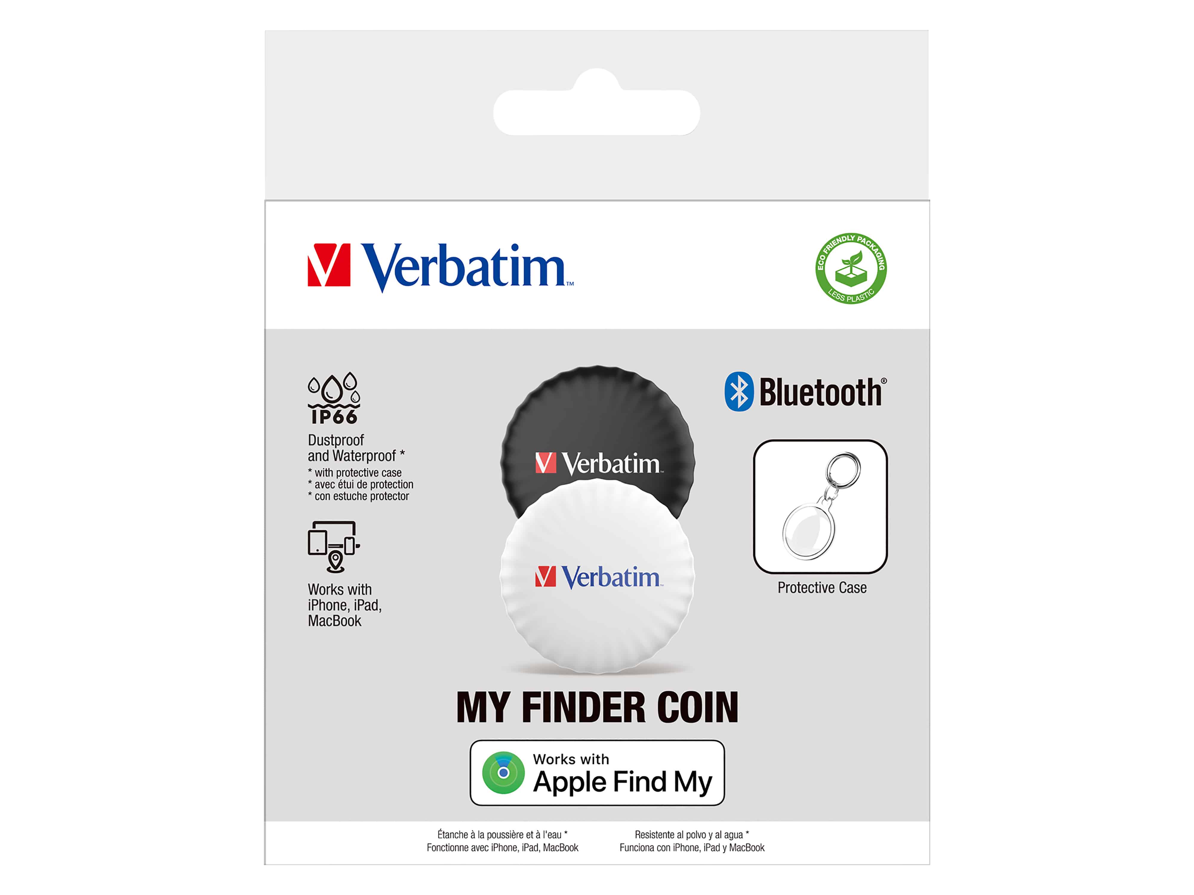 VERBATIM Bluetooth-Tracker MyFinder Coin 2er Pack