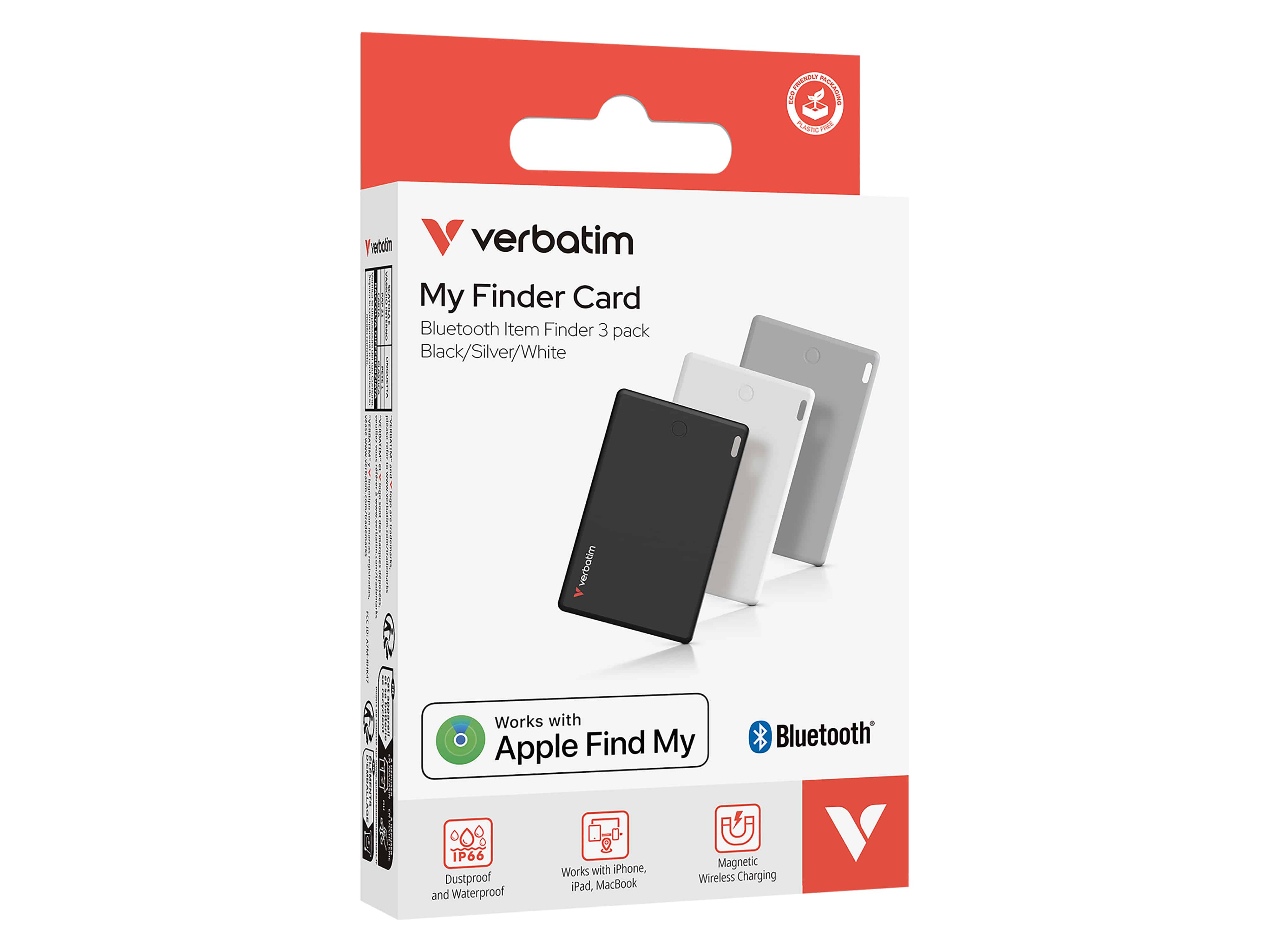 VERBATIM Bluetooth-Tracker MyFinder Card 3er Pack