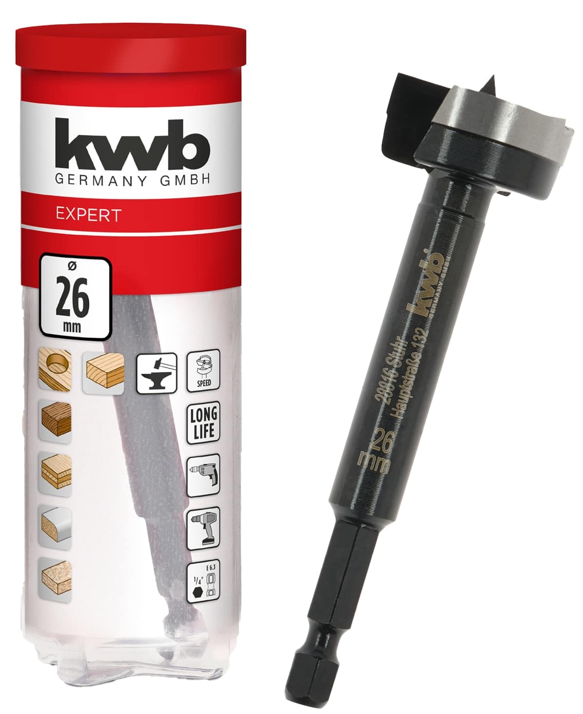 KWB Forstnerbohrer, 706426, 26 mm