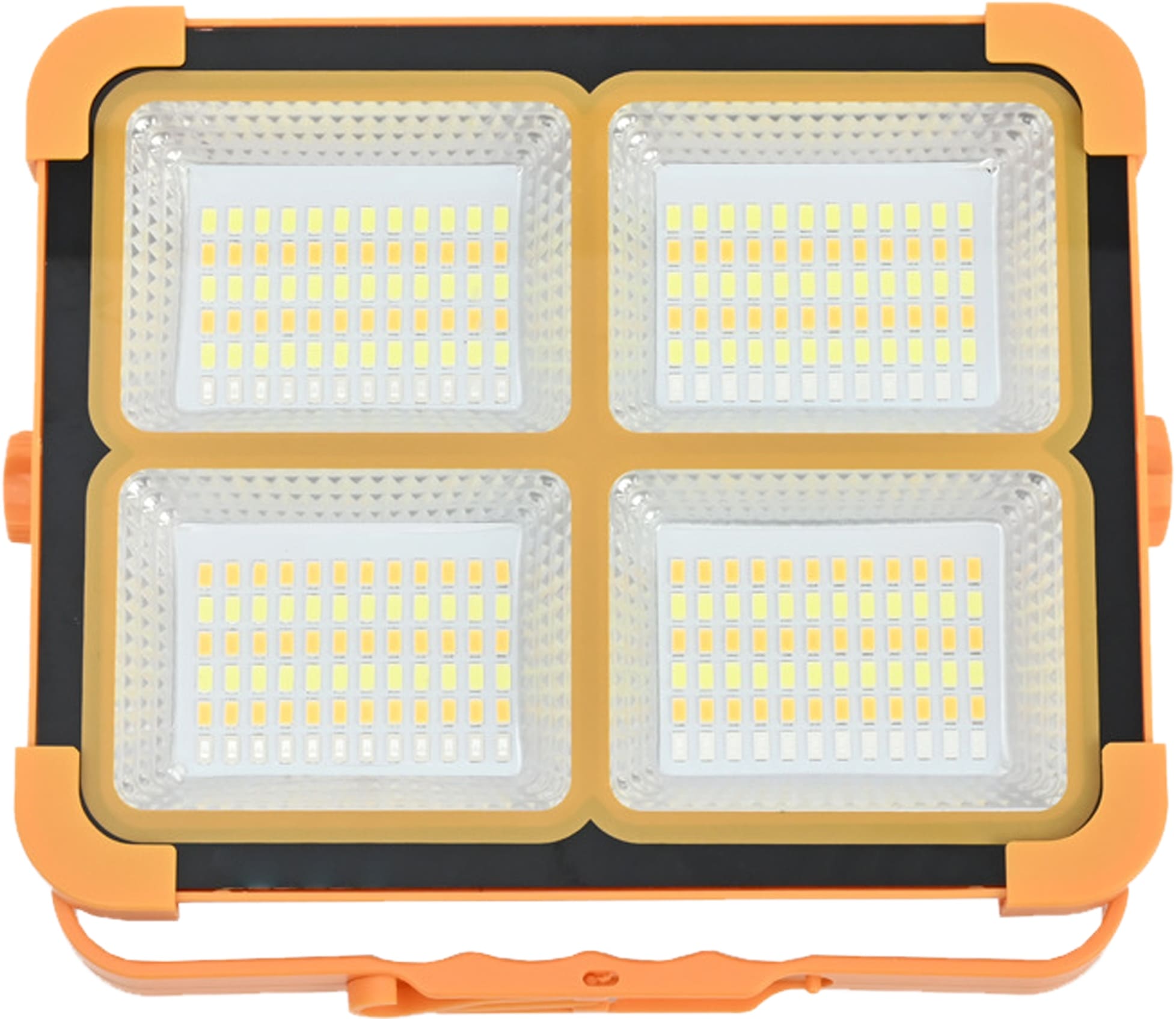 LUXULA Solar-Led-Baustrahler LXSO400110, Akku, CCT, IP65, Magnet-und Hängefuntion