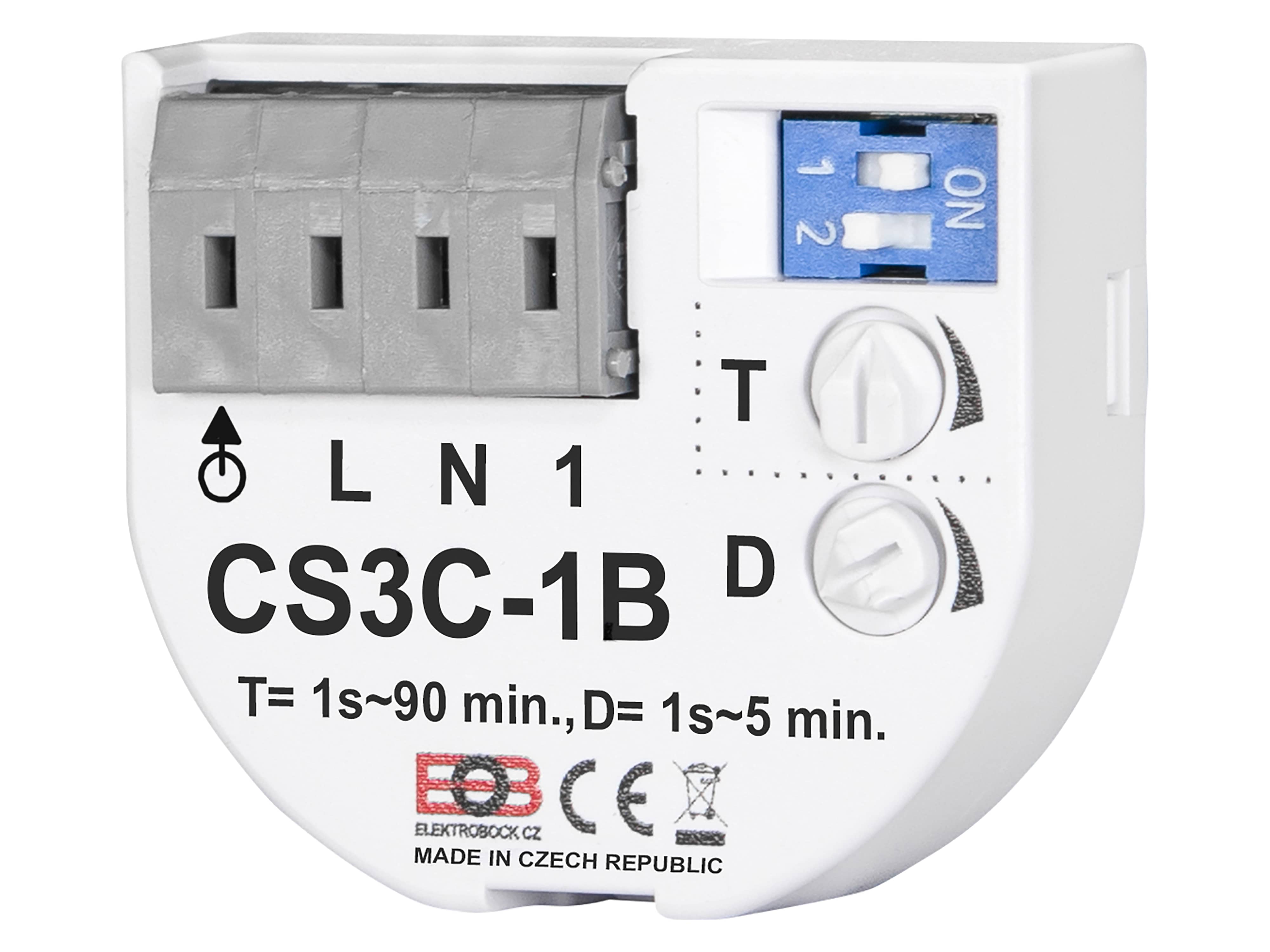 ELEKTROBOCK Zeitschalter 138, CS3C-1B, weiß