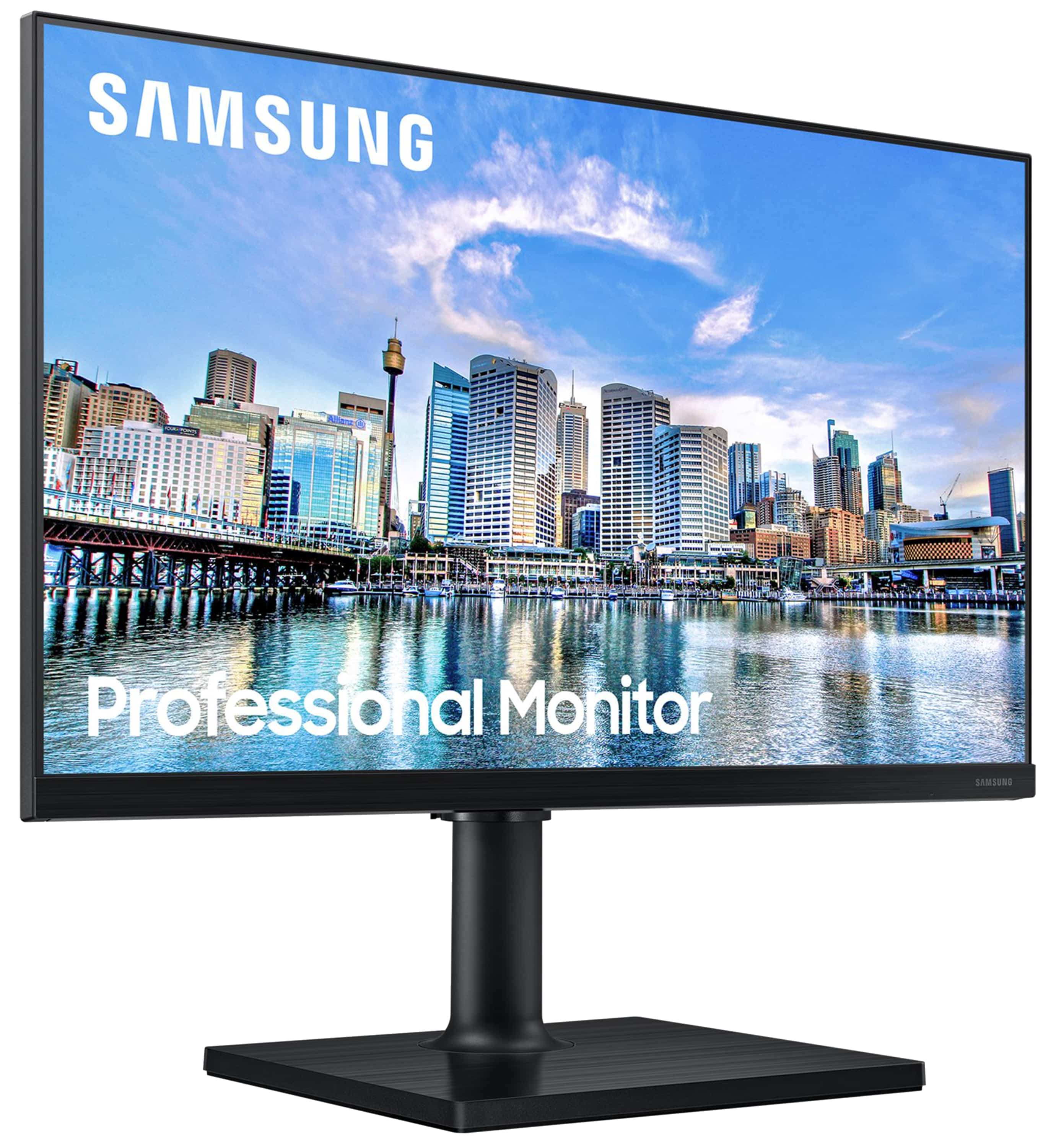 SAMSUNG Monitor LF24T450FZU, EEK: E, Full HD, HDMI, DisplayPort, 61 cm (24")