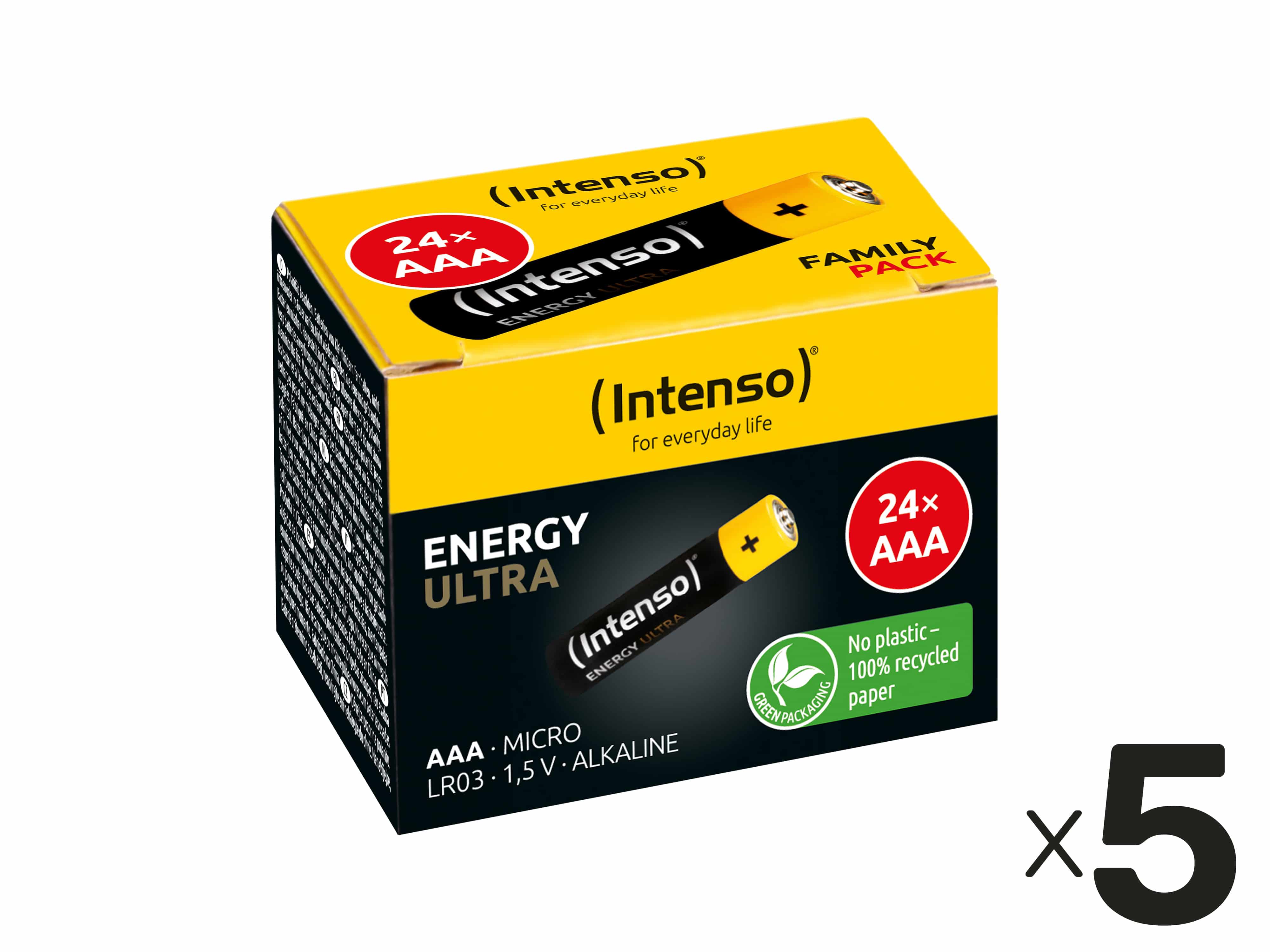 INTENSO Batterie-Set Energy Ultra, AAA LR03, 120 Stück