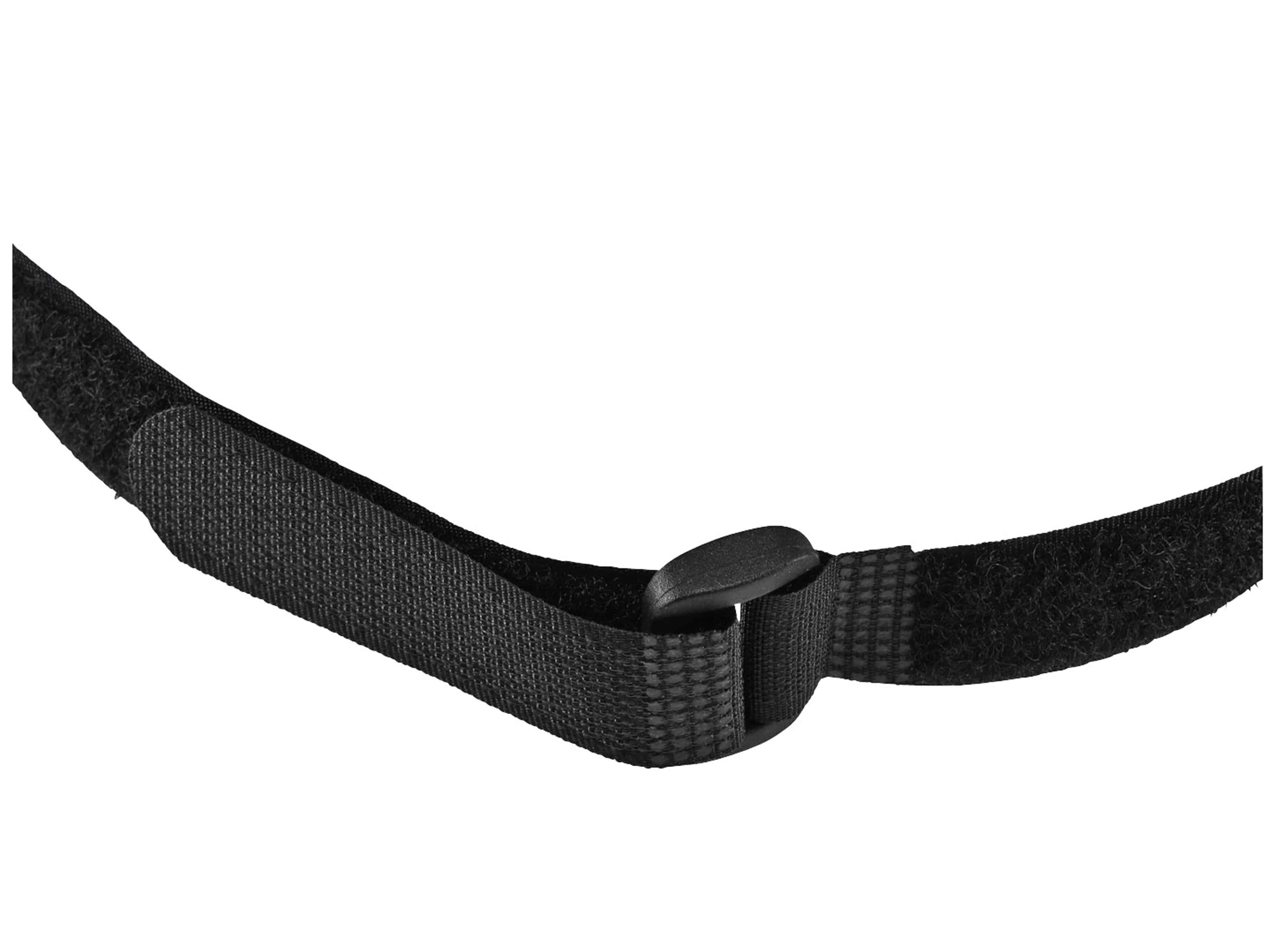 CHILITEC Klettband-Set mit Öse, 5 Stück, 50x2 cm, schwarz