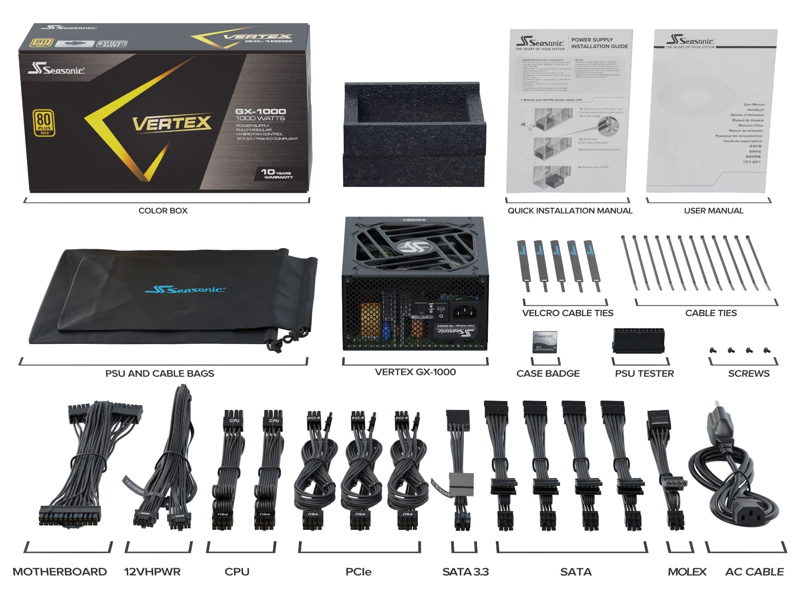 SEASONIC PC-Netzteil Vertex GX-1000