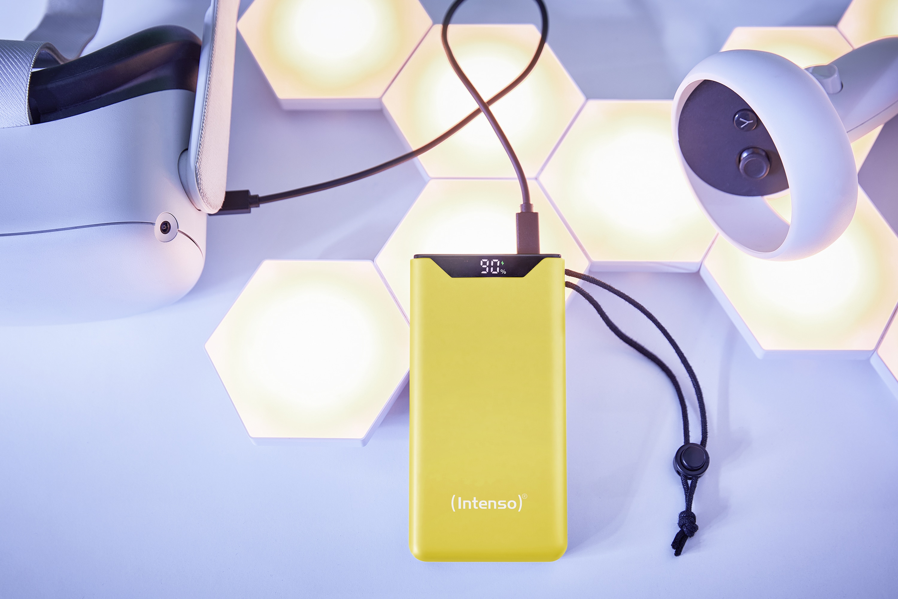 INTENSO USB Powerbank 7332039, F10000, 10.000mAh, 20 W, gelb