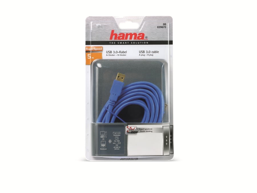 HAMA USB 3.0 Anschlusskabel 39673