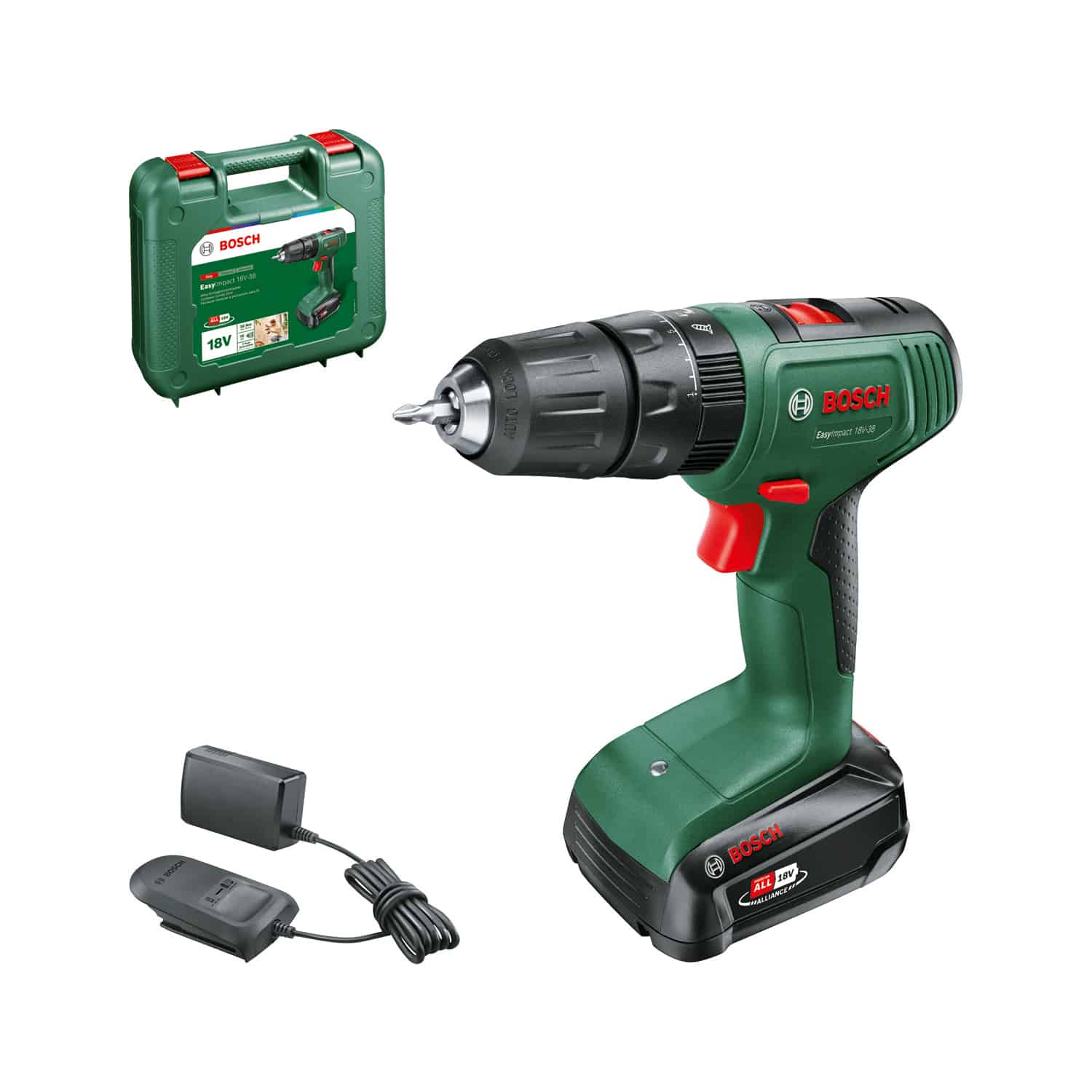 BOSCH Akku-Bohrschrauber EasyImpact 18V-38, 06039D810E