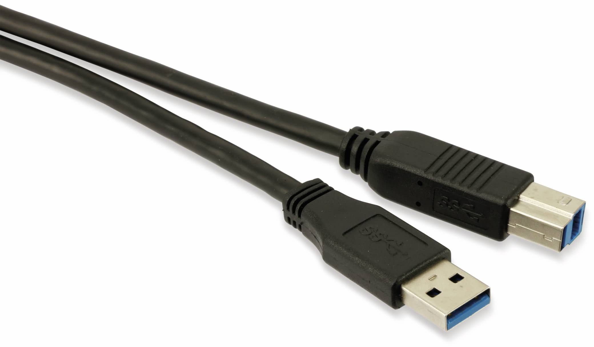 USB3.0 Kabel, A/B, 1,7m, schwarz