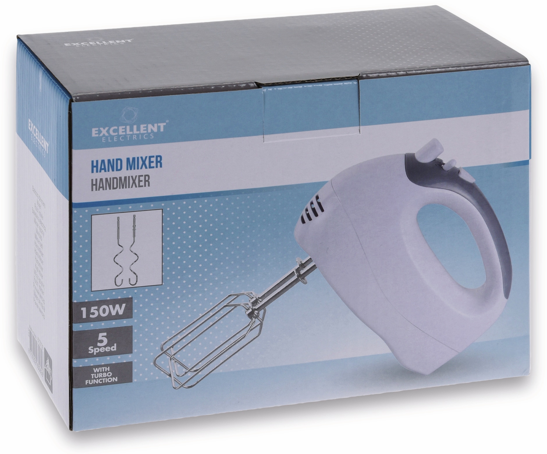 Handmixer HM704B, 150 Watt